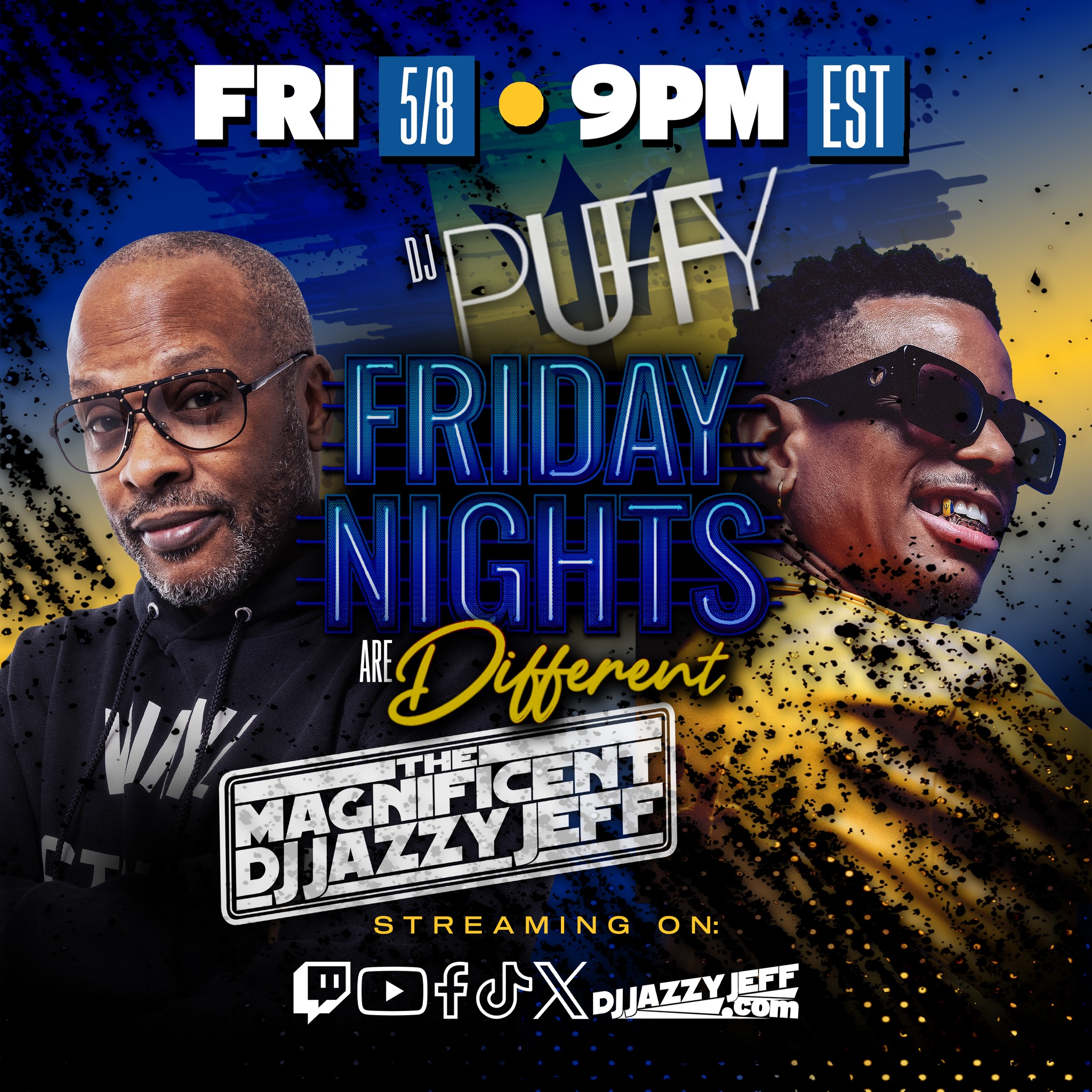 Live right now with DJ Jazzy Jeff! Tune in here: https://www 