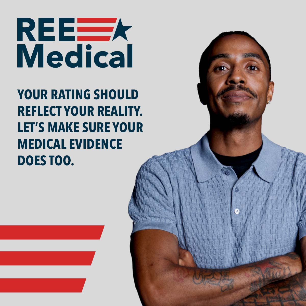 REE - Your VA rating is too low. You know it. We can help fix it. 95% ...