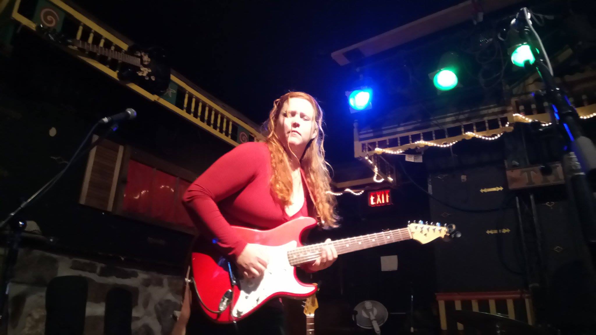 Ange doing what she does best. The Angelina Hunter Trio