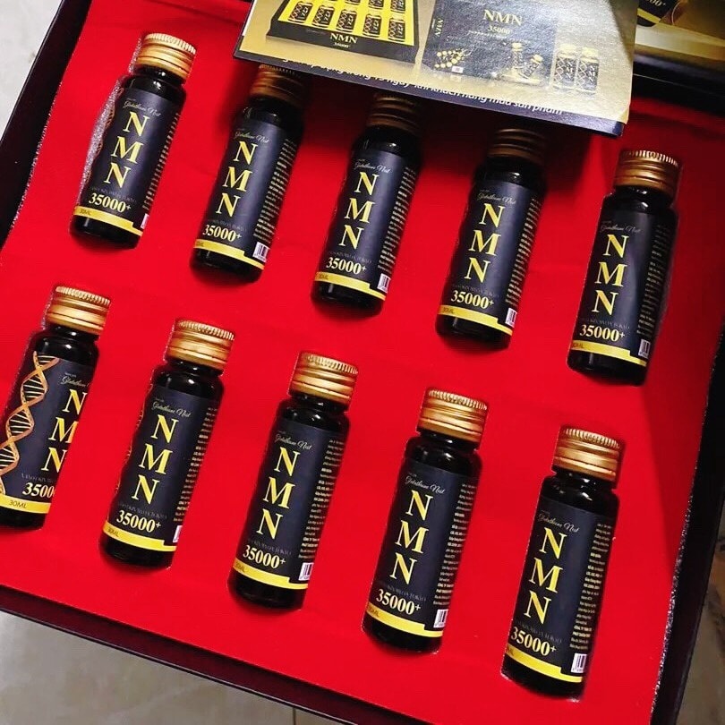 THÔNG TIN SẢN PHẨM: Tên sản phẩm: Nước Yến Glutathione Nest NMN Nano Okinawoa Tokyo 35000+ Thương hiệu: Glutathione Nest Quy cách: Hộp 10 chai x 30ml Nguyên liệu & công nghệ