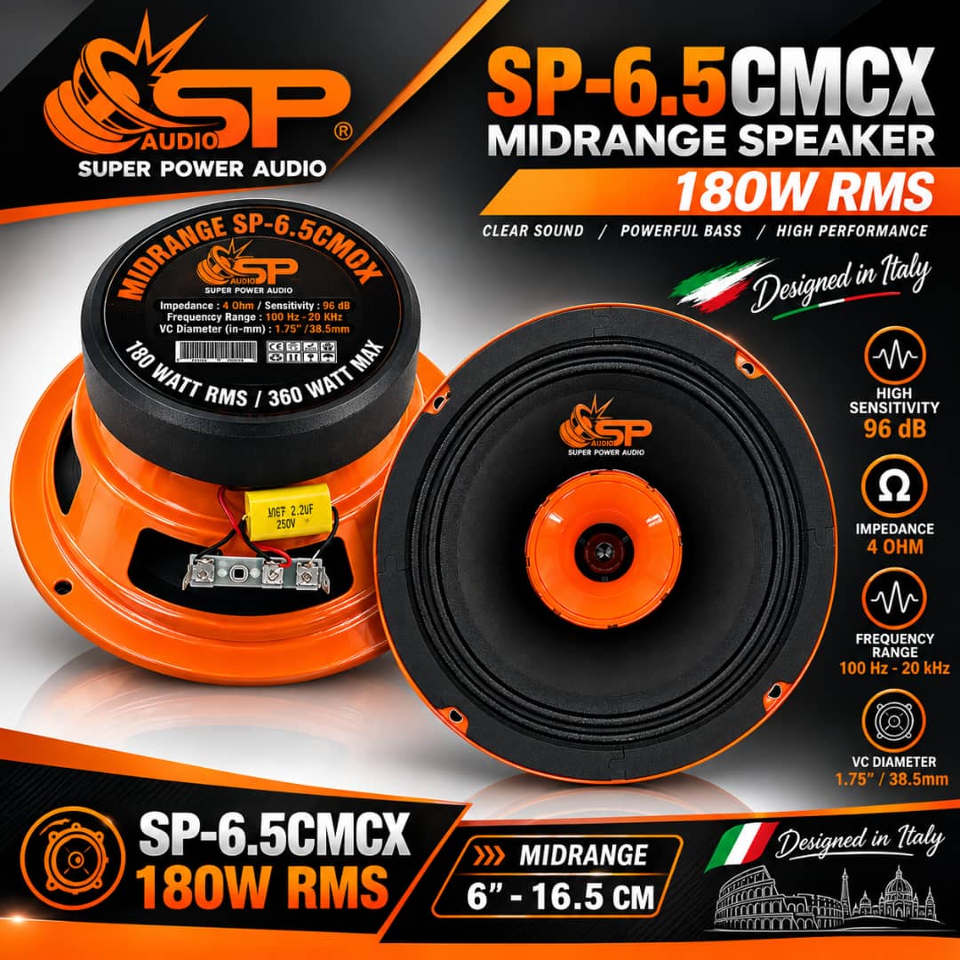 SP - SP-TW24 Tweeters ⚪️⚫️ 🟠100 W RMS 🟠200 W Max 🟠4 Ohm