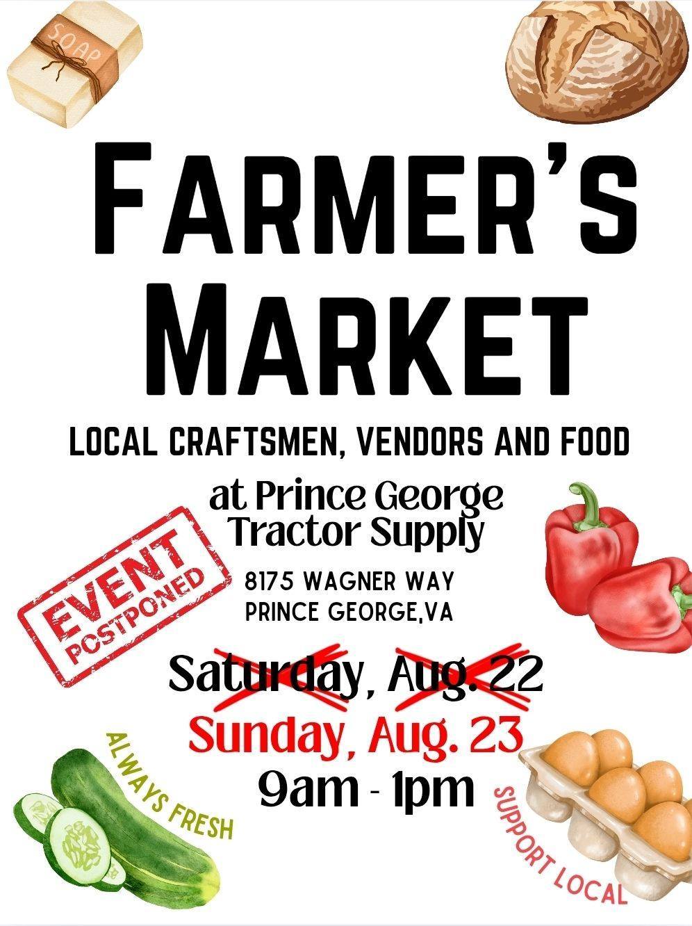 Farmer's Market at Prince George Tractor Supply