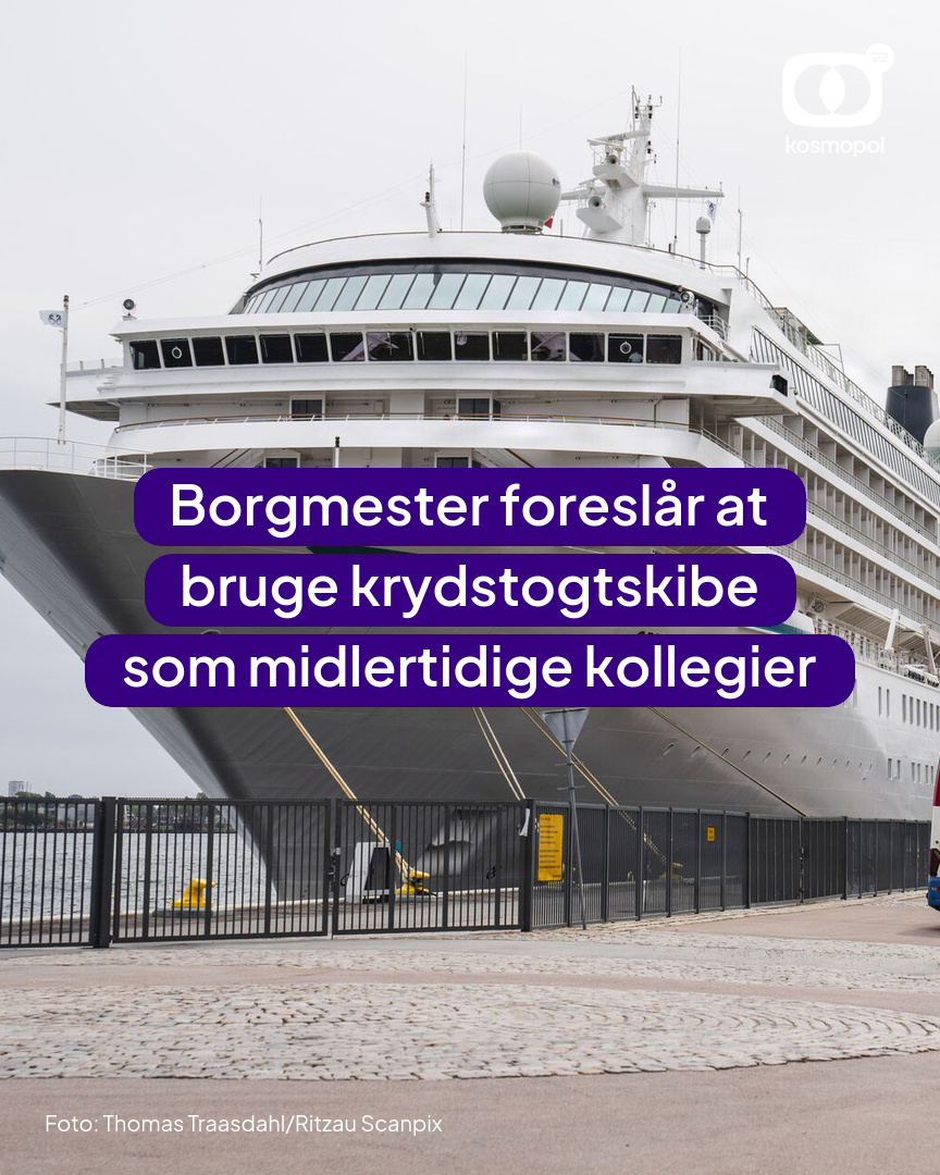 Forslag om studieboliger på krydstogtskibe i København