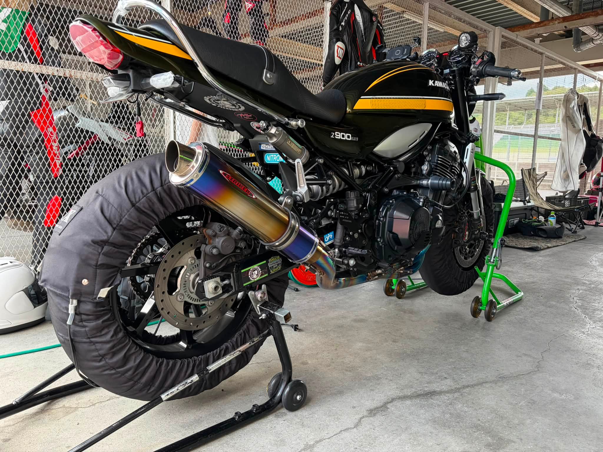 z900rsロングテール！火の玉カラー