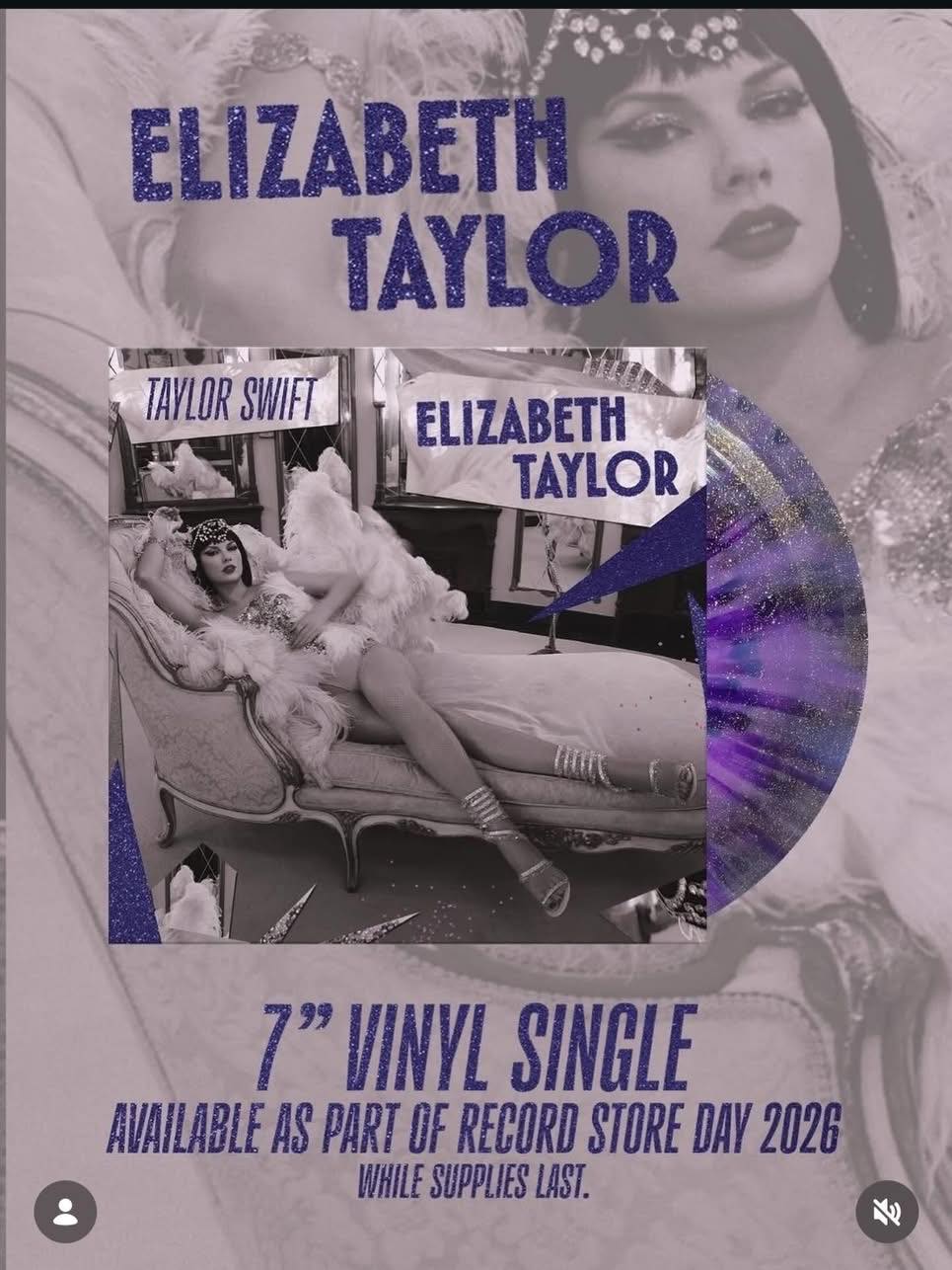 Just announced for record store day 2026! Taylor Swift . We will