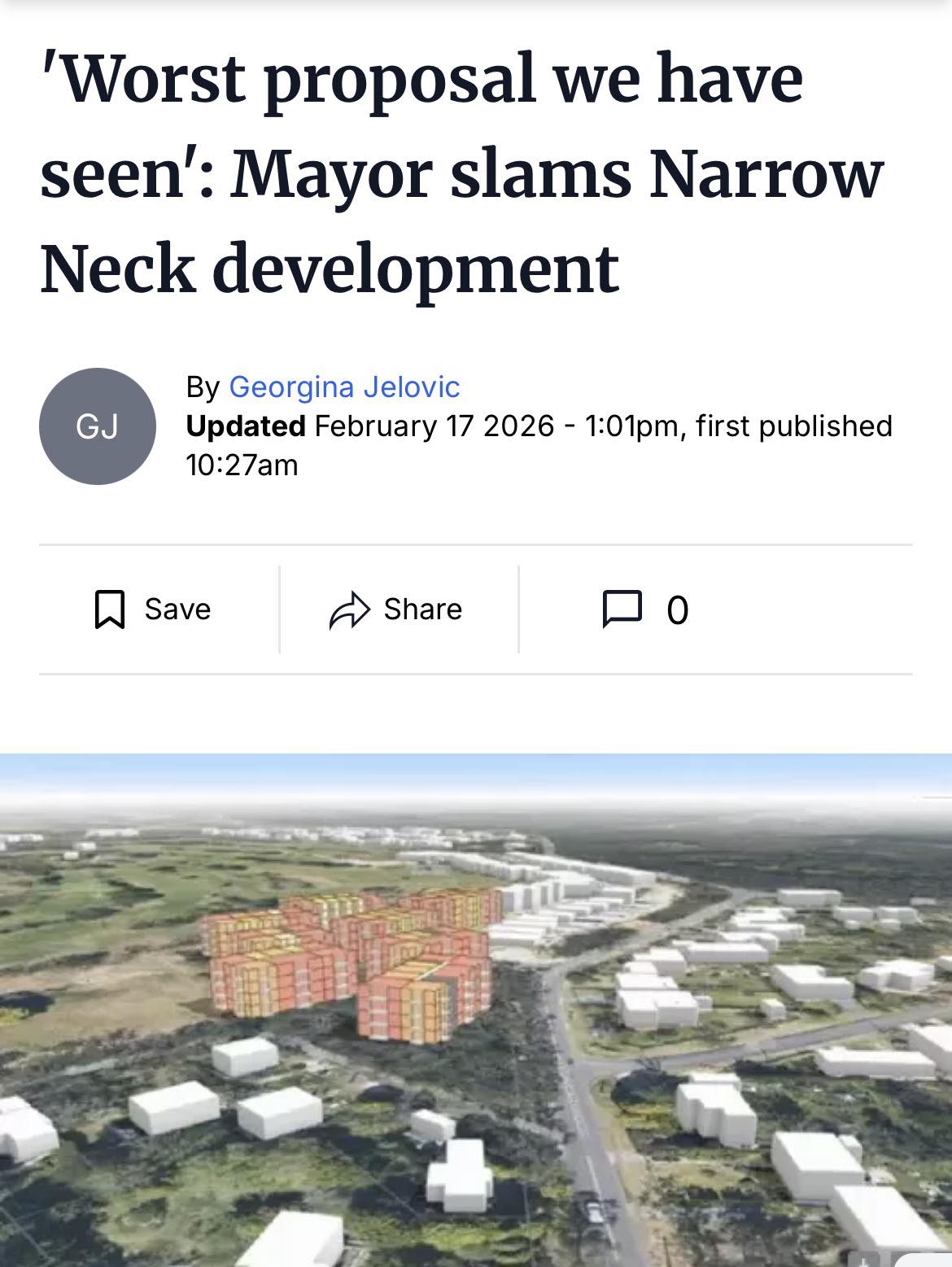 This is the worst development... - Mayor Mark Greenhill | Facebook