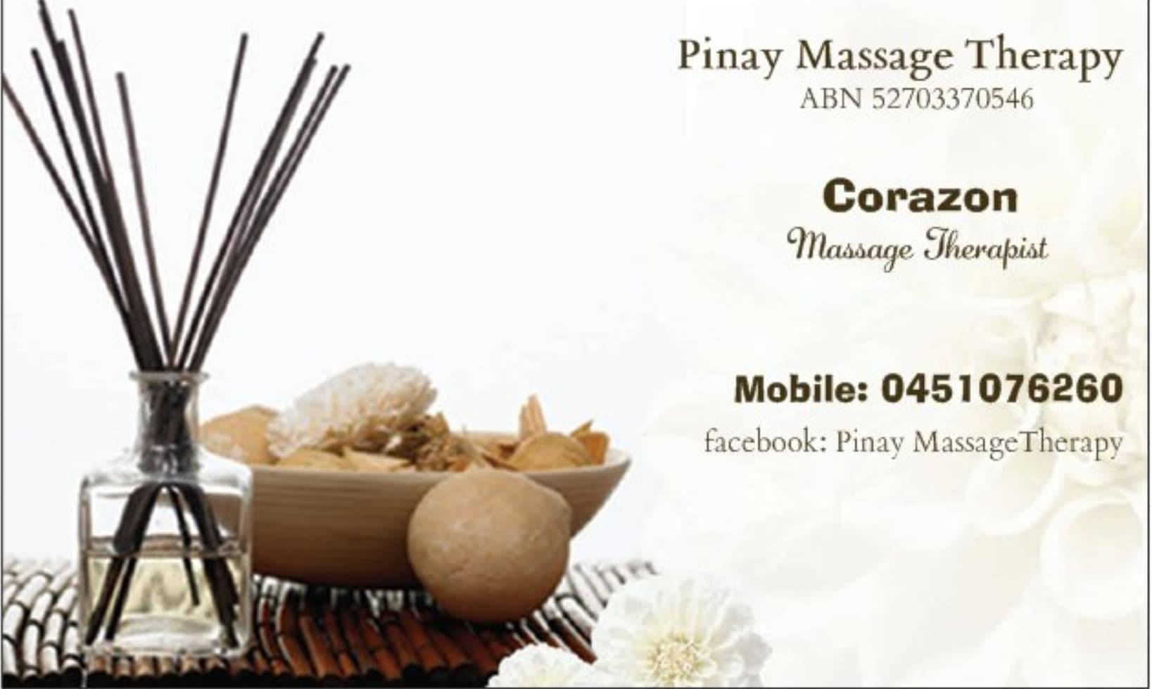 Pinay Massage Therapy | Adelaide SA