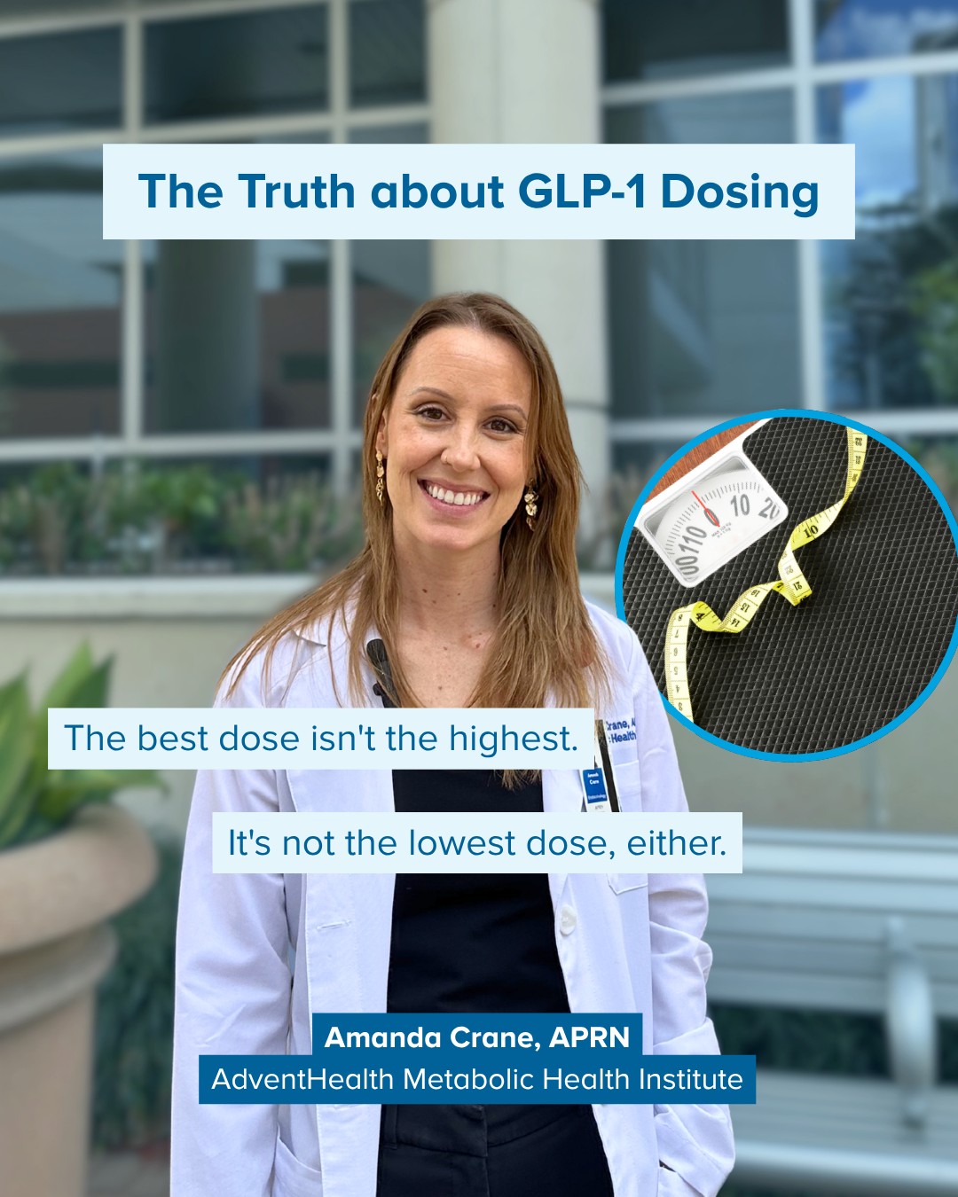 Finding the right GLP-1 dose isn't about taking the highest or lowest dose. It's about finding the dose that's right for you. Too much medication can increase side effects and unnecessary muscle