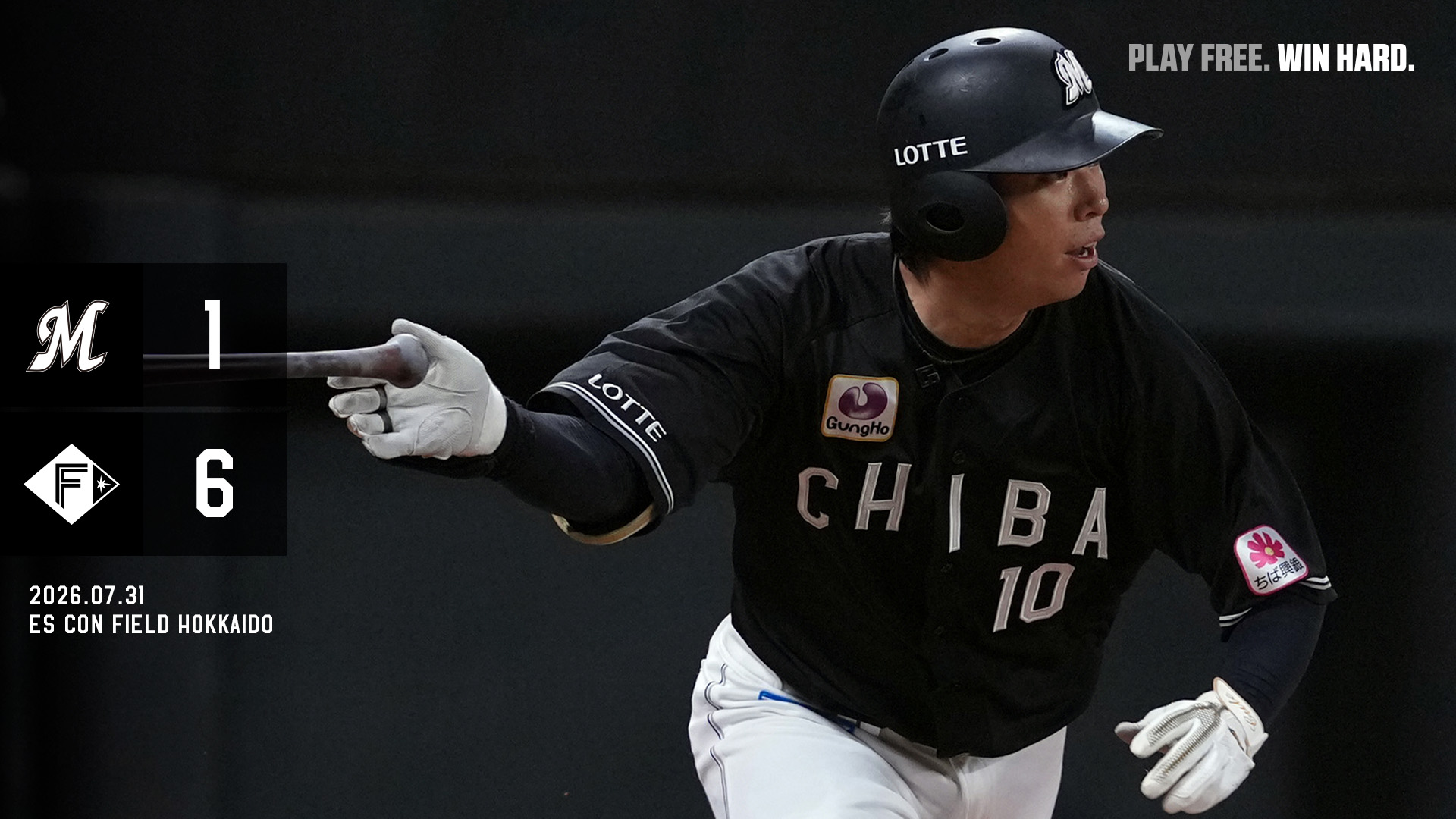3、4月度「スカパー！サヨナラ賞」を受賞した #藤原恭大 選手の記念