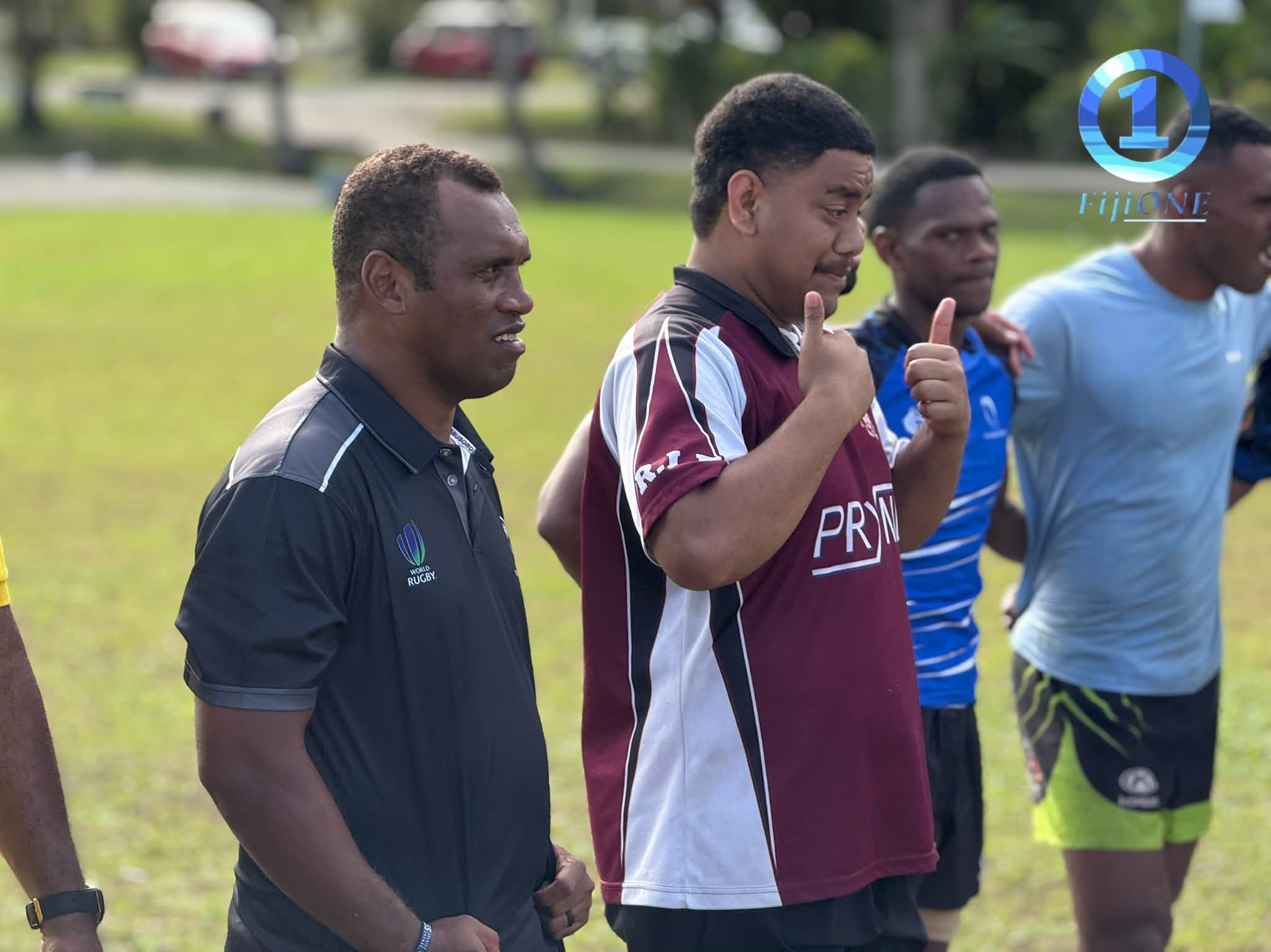 FijiOneNews | The Fiji Deaf 7s team took on the Fiji Airways Men's
