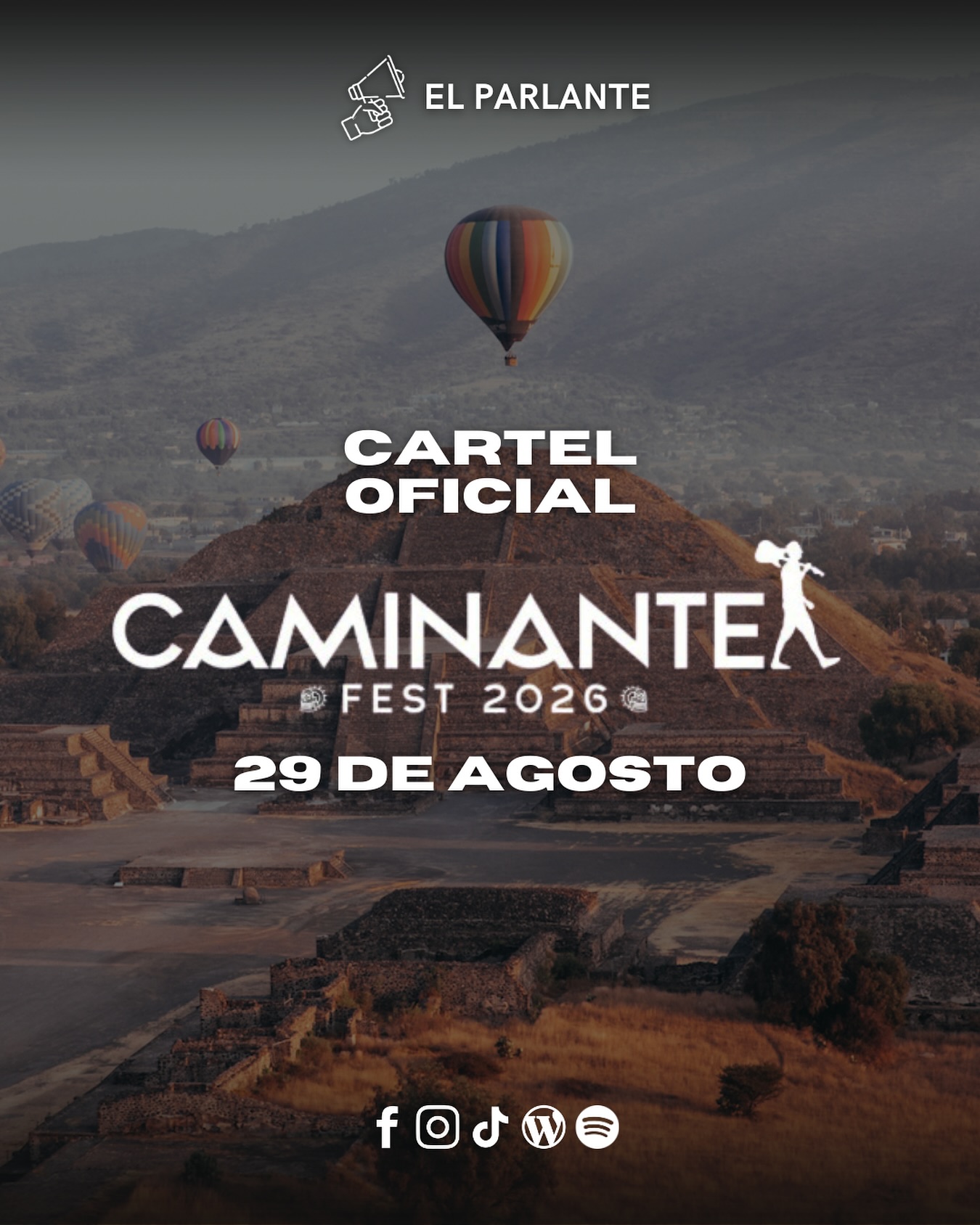 El - El Caminante Fest está cada vez más cerca de anunciar el lineup de ...