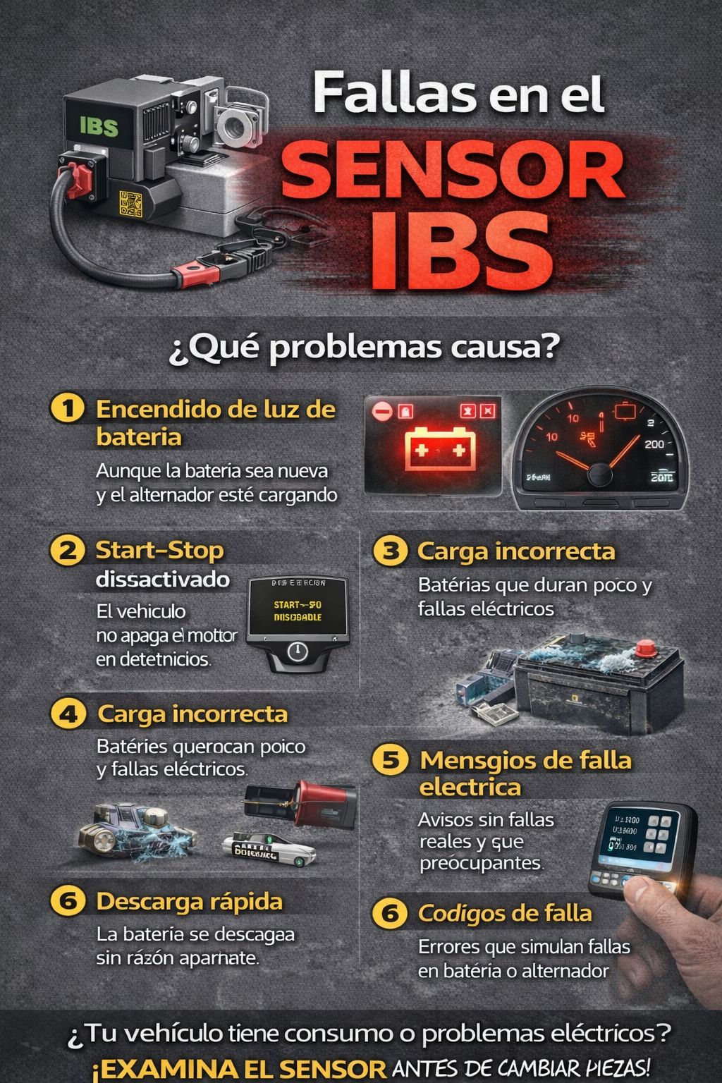 Mecánica - 🔋 Fallas en el sensor IBS (Intelligent Battery Sensor) El ...