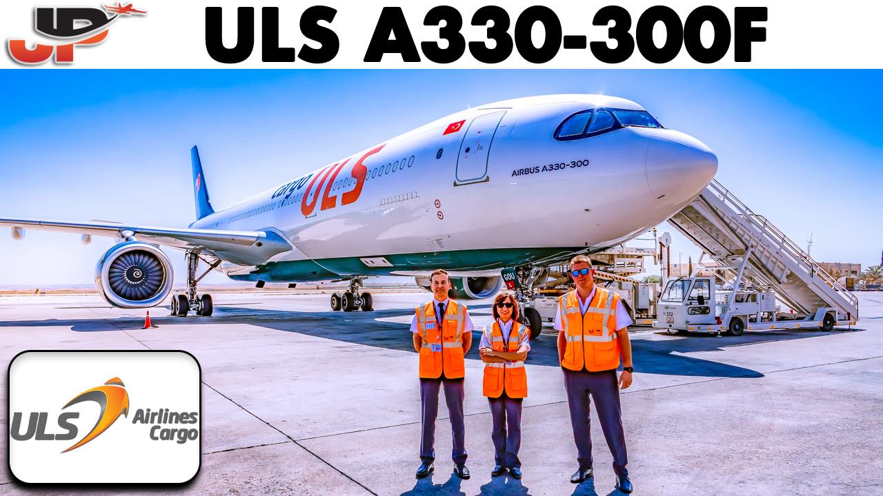 ✈️ULS Cargo🇹🇷A330-300F 👨🏻‍✈️Follow flight from Amman