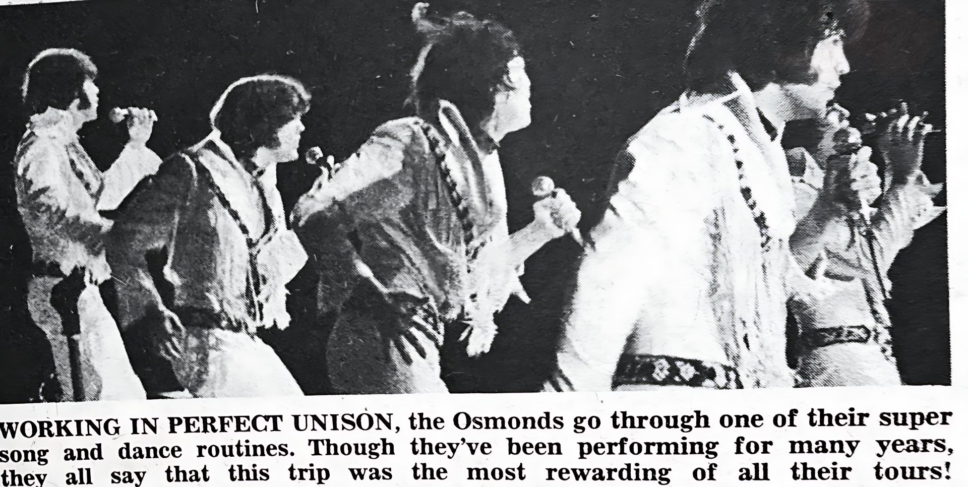 YOU'RE ON TOUR WITH THE OSMONDS! Part 1 From the Tiger Beat