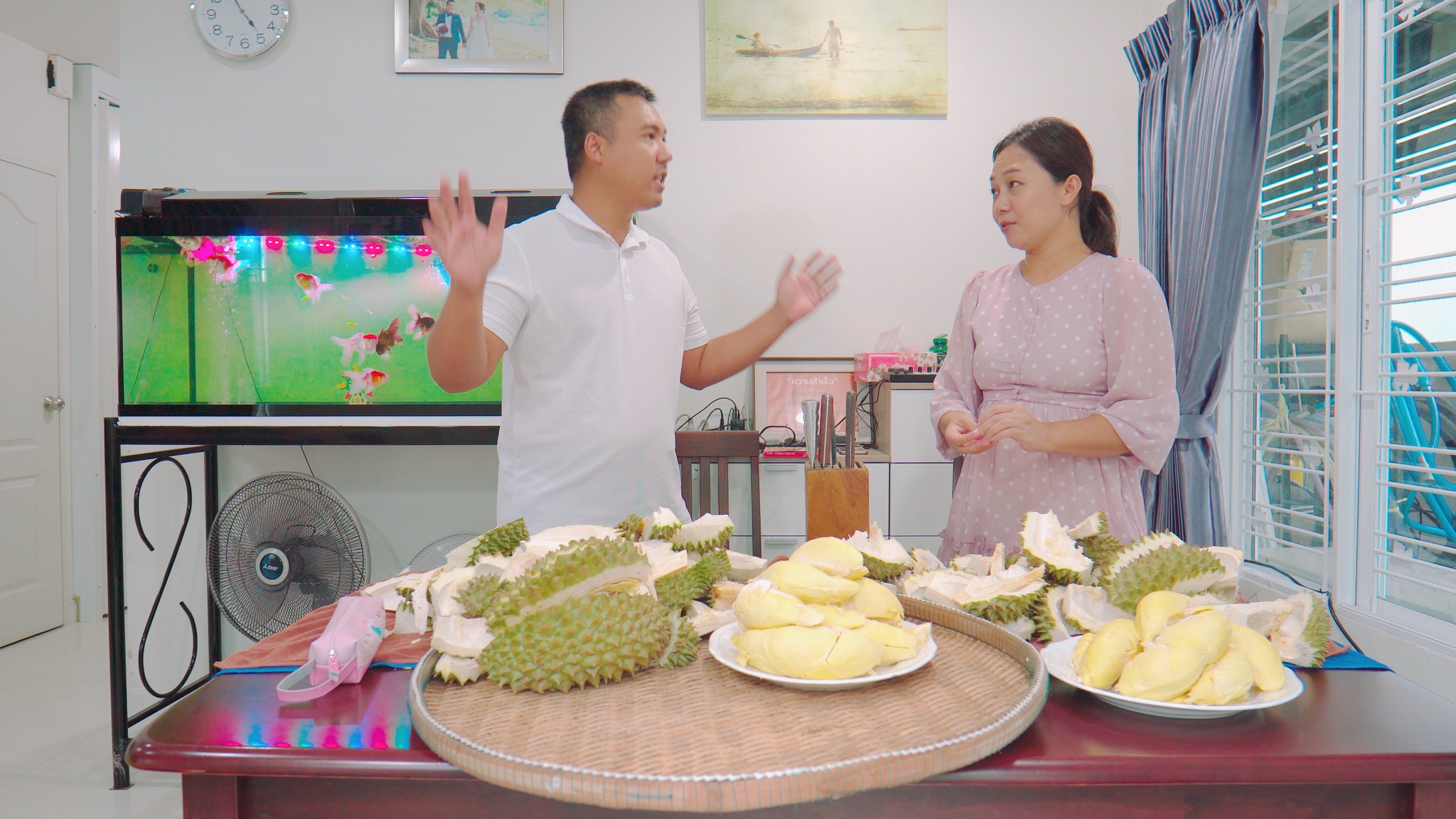 แข่งแกะทุเรียน 14 กิโลกรัม... - น้องจาวา Java Za