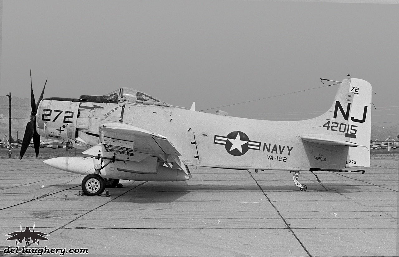 Boneyard Almanac - An AMARG Book - Douglas A-1J, BuNo 142015, sits on ...