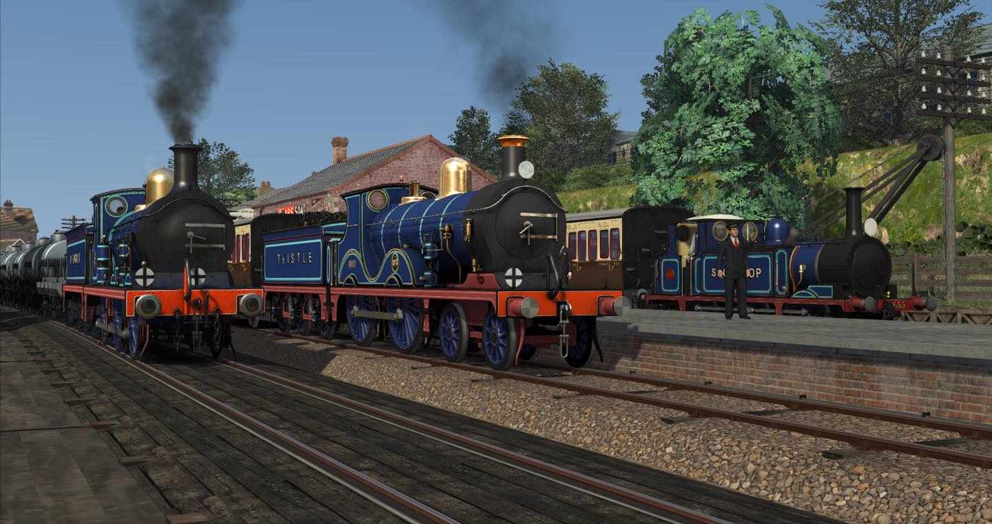 JRS - Jordans Railway Simulator - LSWR N15 later the well known King ...