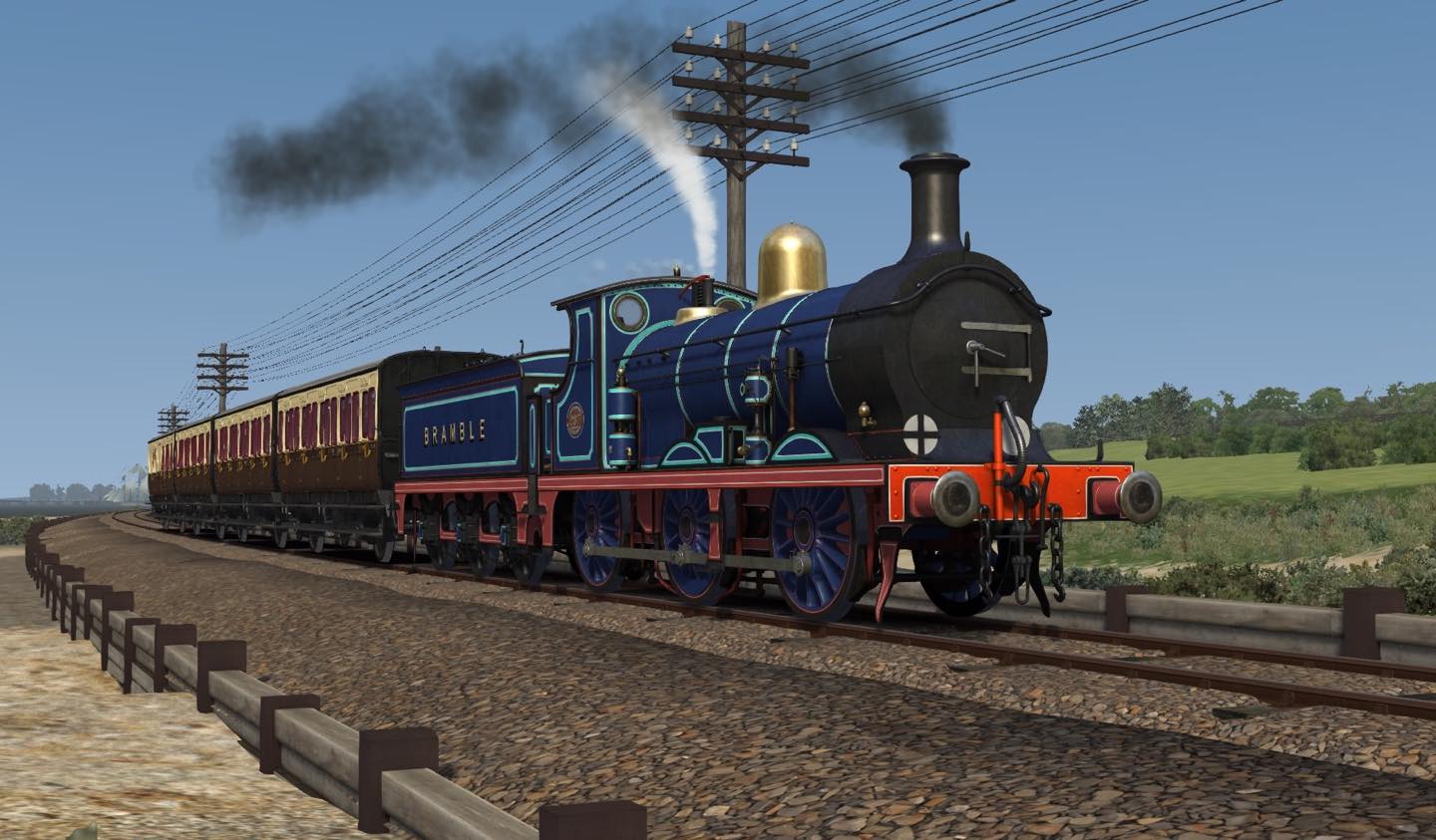 JRS - Jordans Railway Simulator - LSWR N15 later the well known King ...
