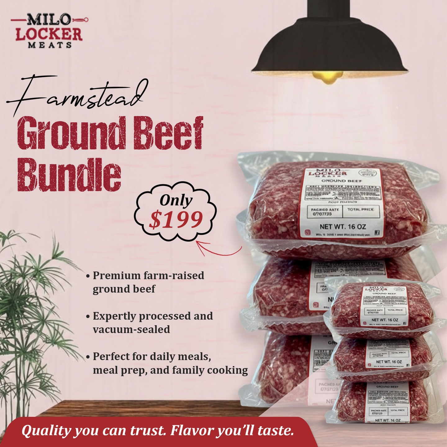 Milo - Farm-raised. Fresh. Flavor-packed. 🥩🔥 Our Farmstead Ground Beef ...