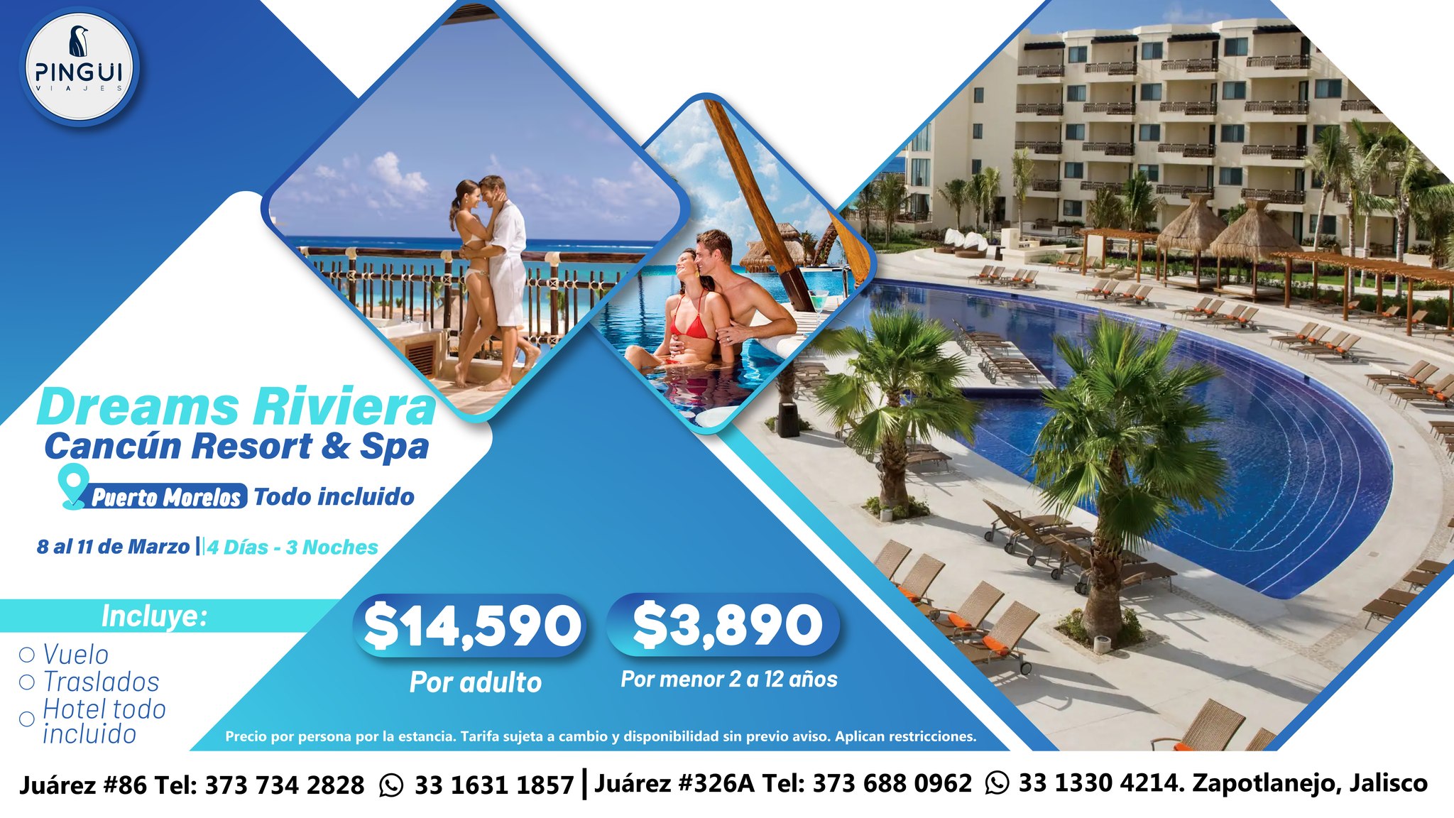 Pingui - 💥DREAMS RIVIERA CANCÚN RESORT & SPA💥 🚩Puerto Morelos 🗓️Para ...