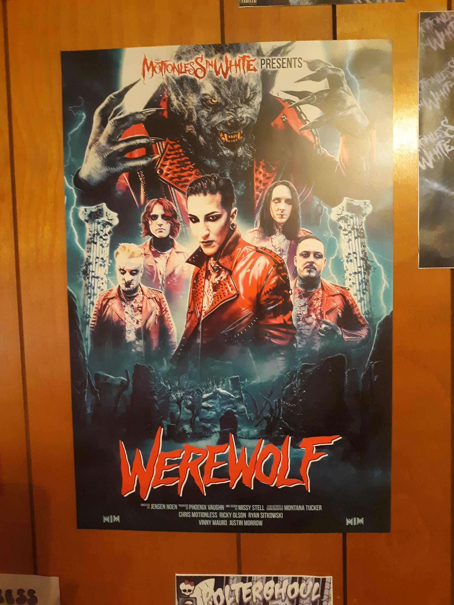 Miw wall decoration ideas with werewolf posters