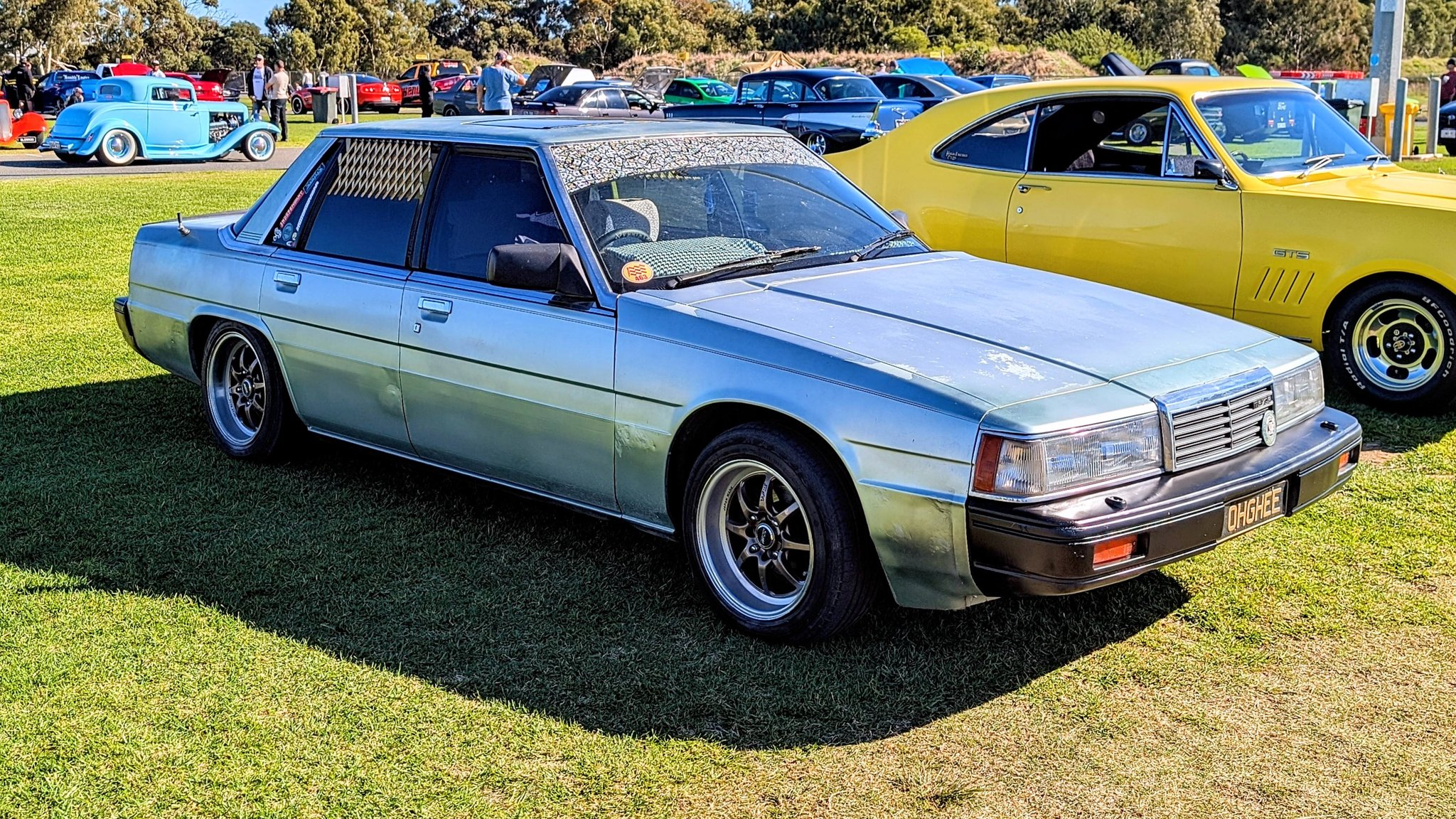 HB Mazda 929 sedan. Australia got these in 2 door and 4 door