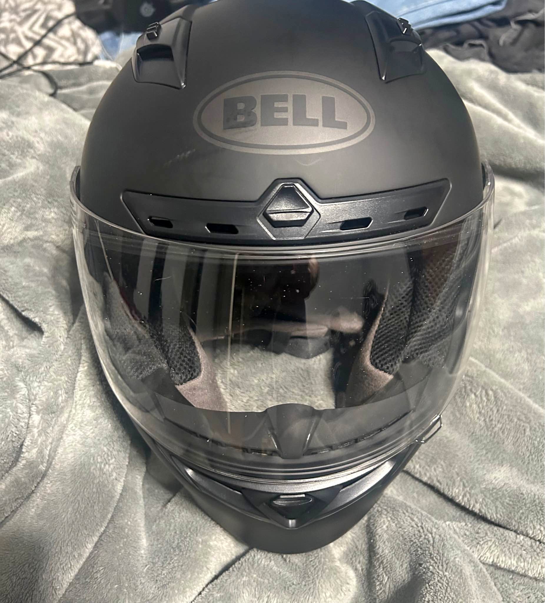 bell blackout helmet MX-9 Adventure MIPS  Motorcycle Gear Clickrelease shield The Bell Moto-3 Blackout Helmet