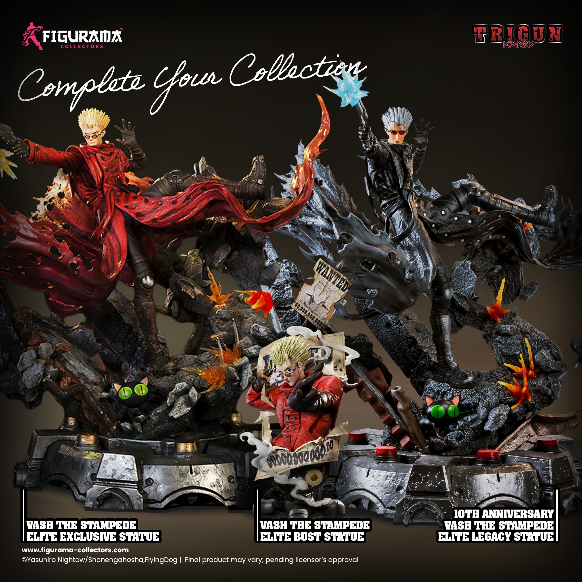 ✨?COMPLETE YOUR TRIGUN COLLECTION 
