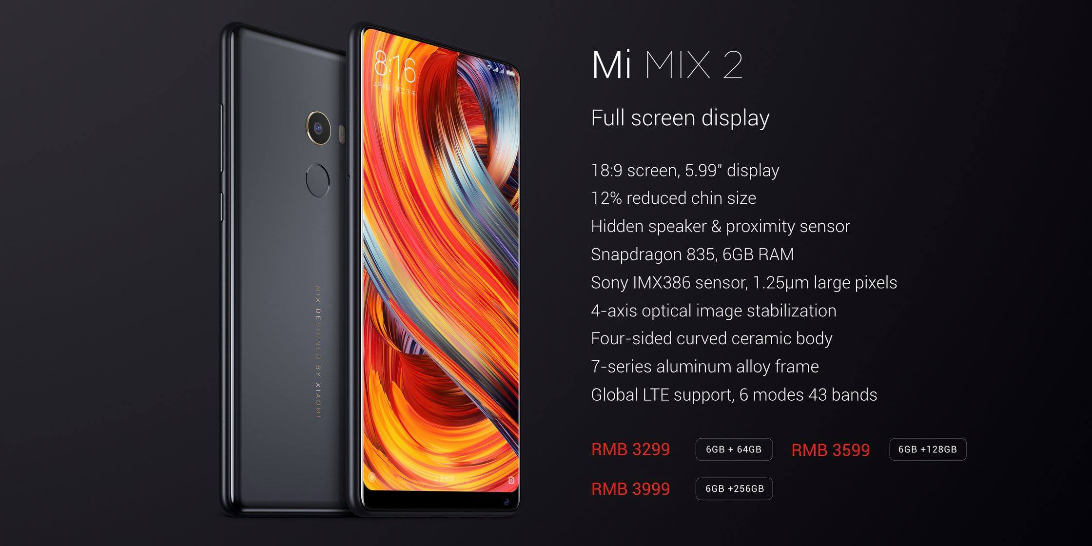 Xiaomi finally unveiled the awaited Xiaomi MI Mix 2S. The