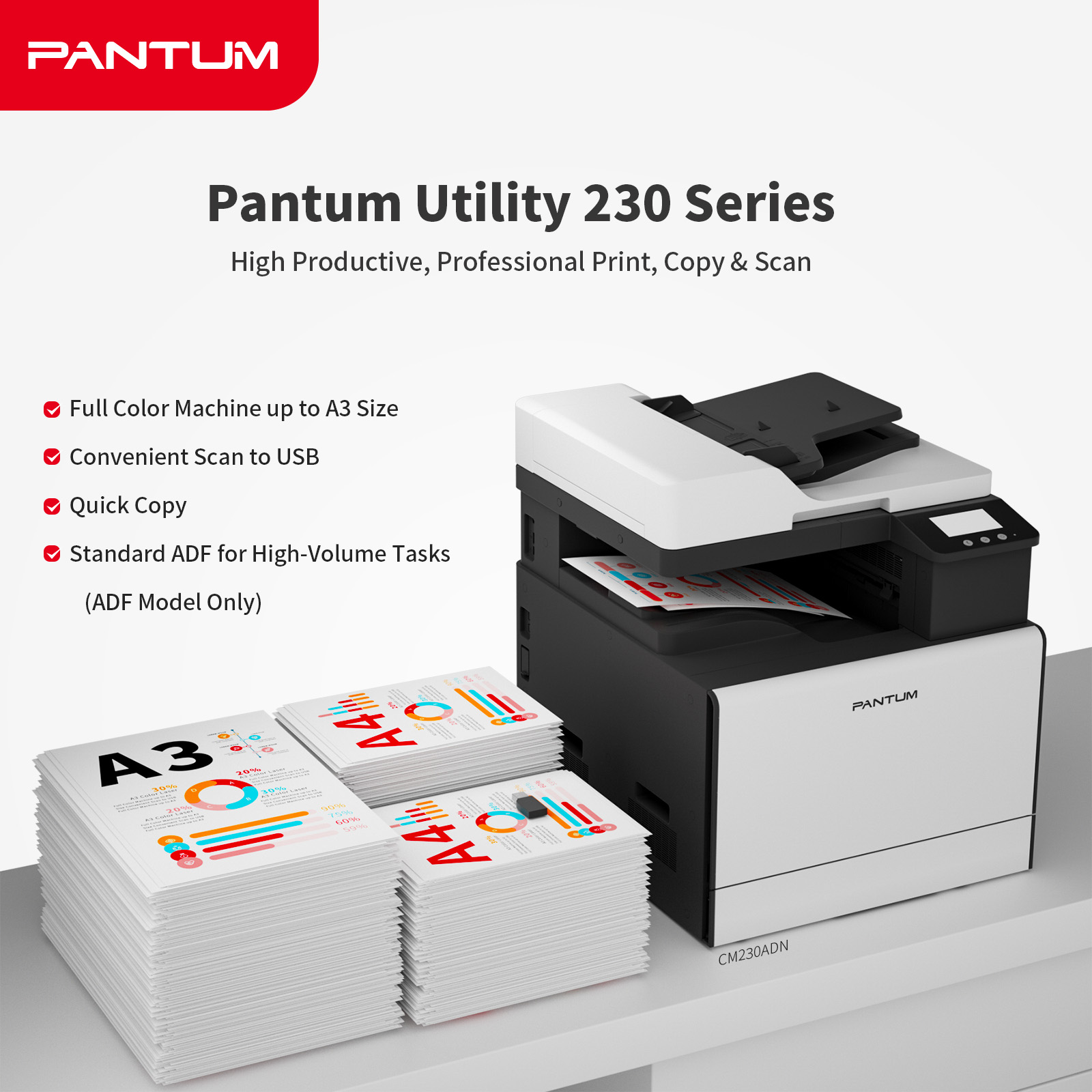 Pantum - Pantum CM230 series printer: Full-color output for ...