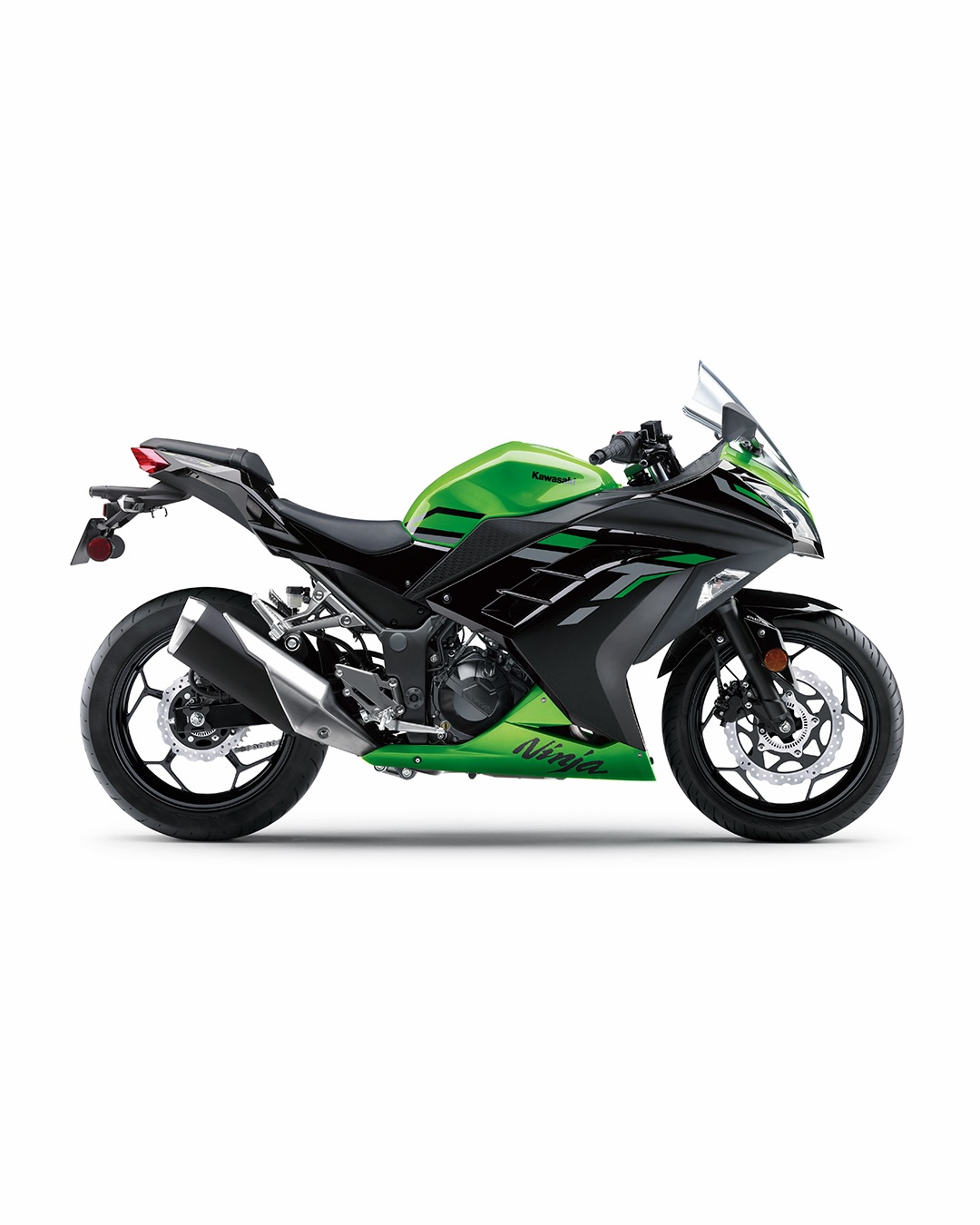 With design cues borrowed from its elder sibling, Kawasaki Ninja