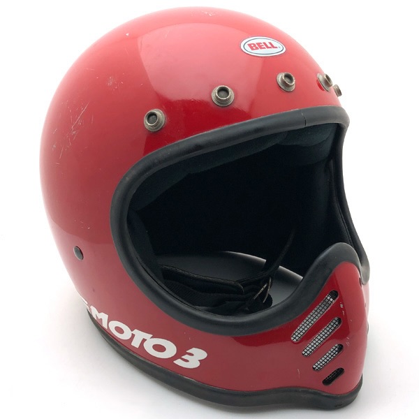 Mサイズ 復刻 BELL MOTO RED 3 超美品
