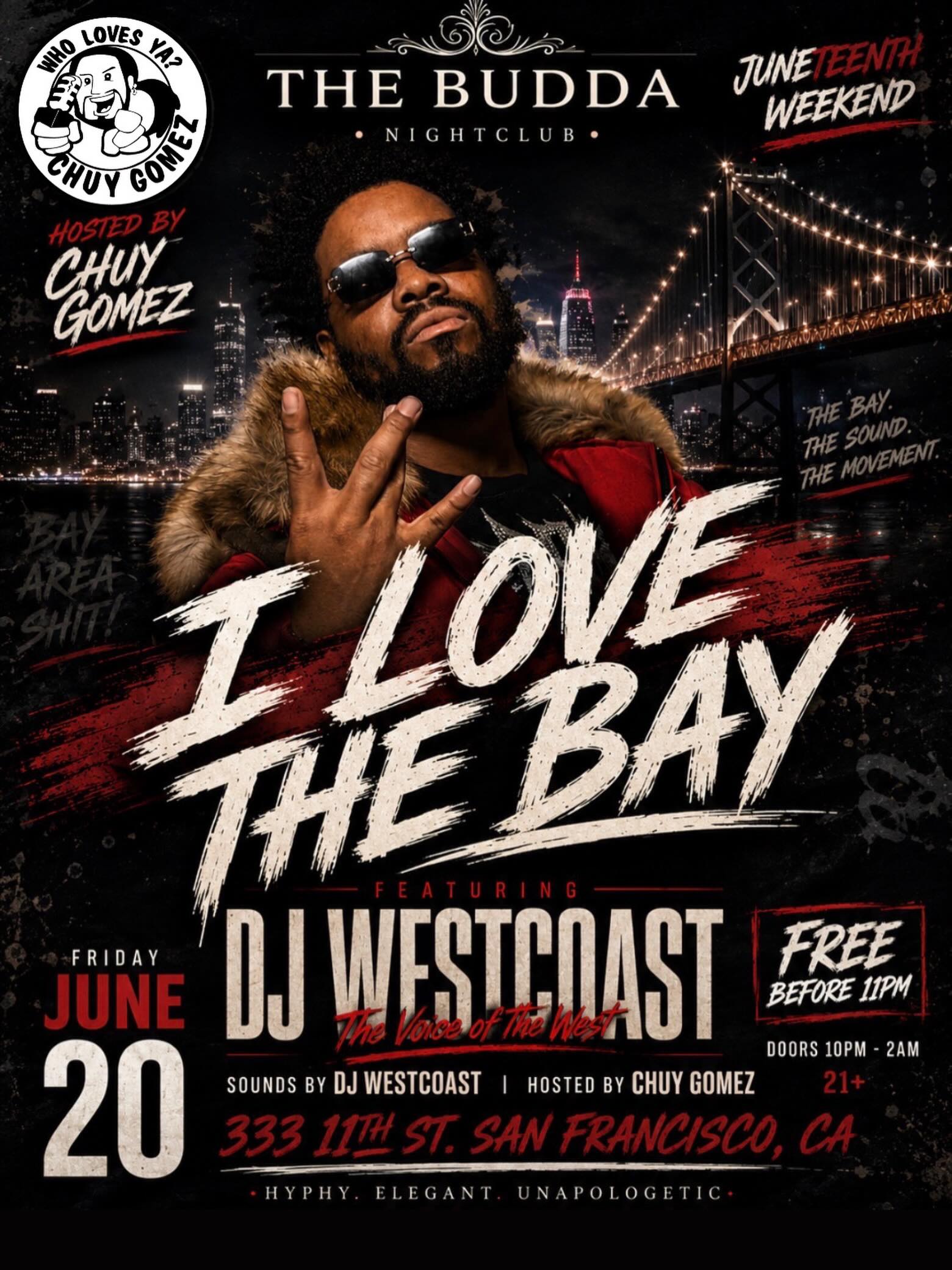 WE L❤️VE the BAY! Pop out with us June 20th at 