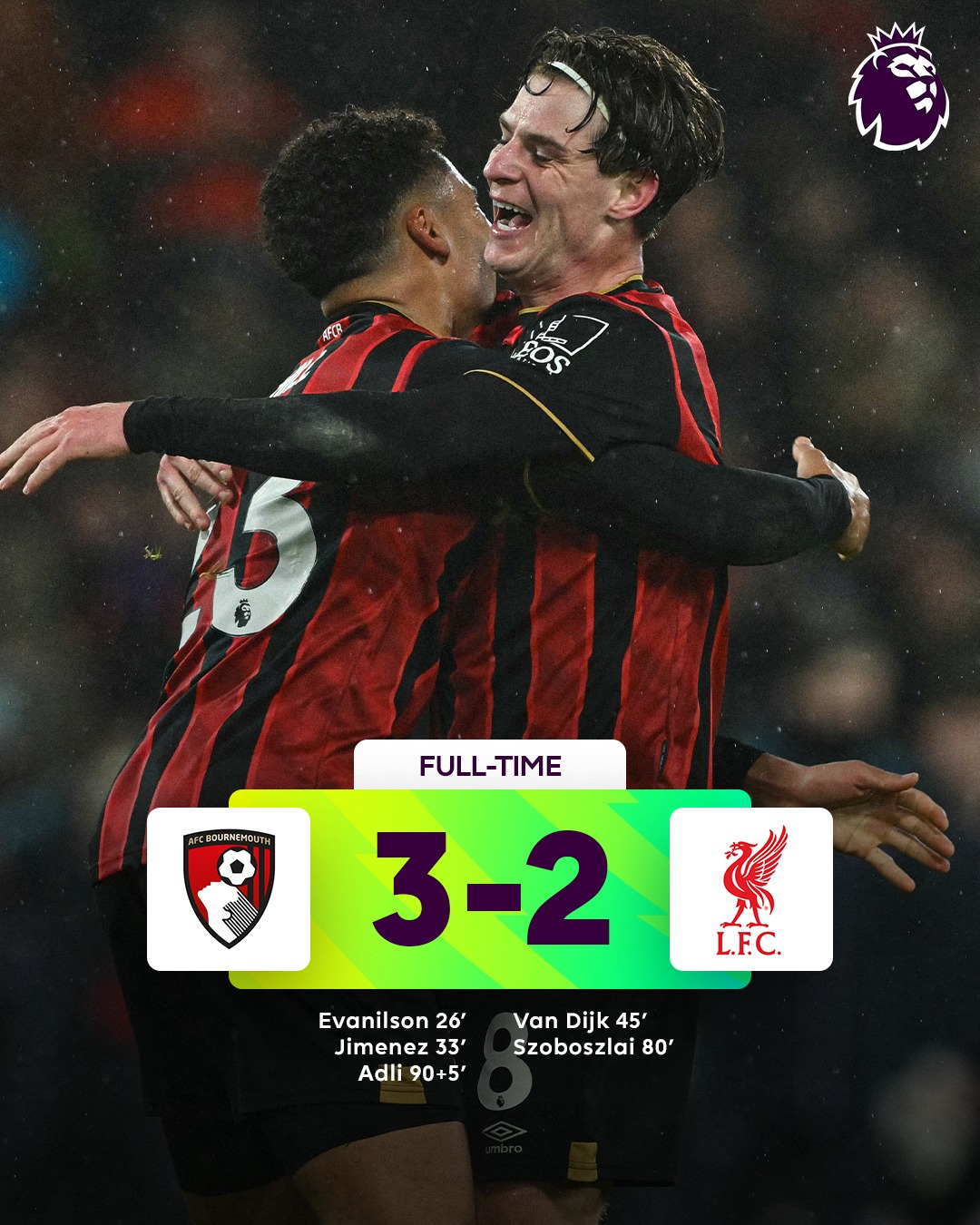 liverpool vs bournemouth