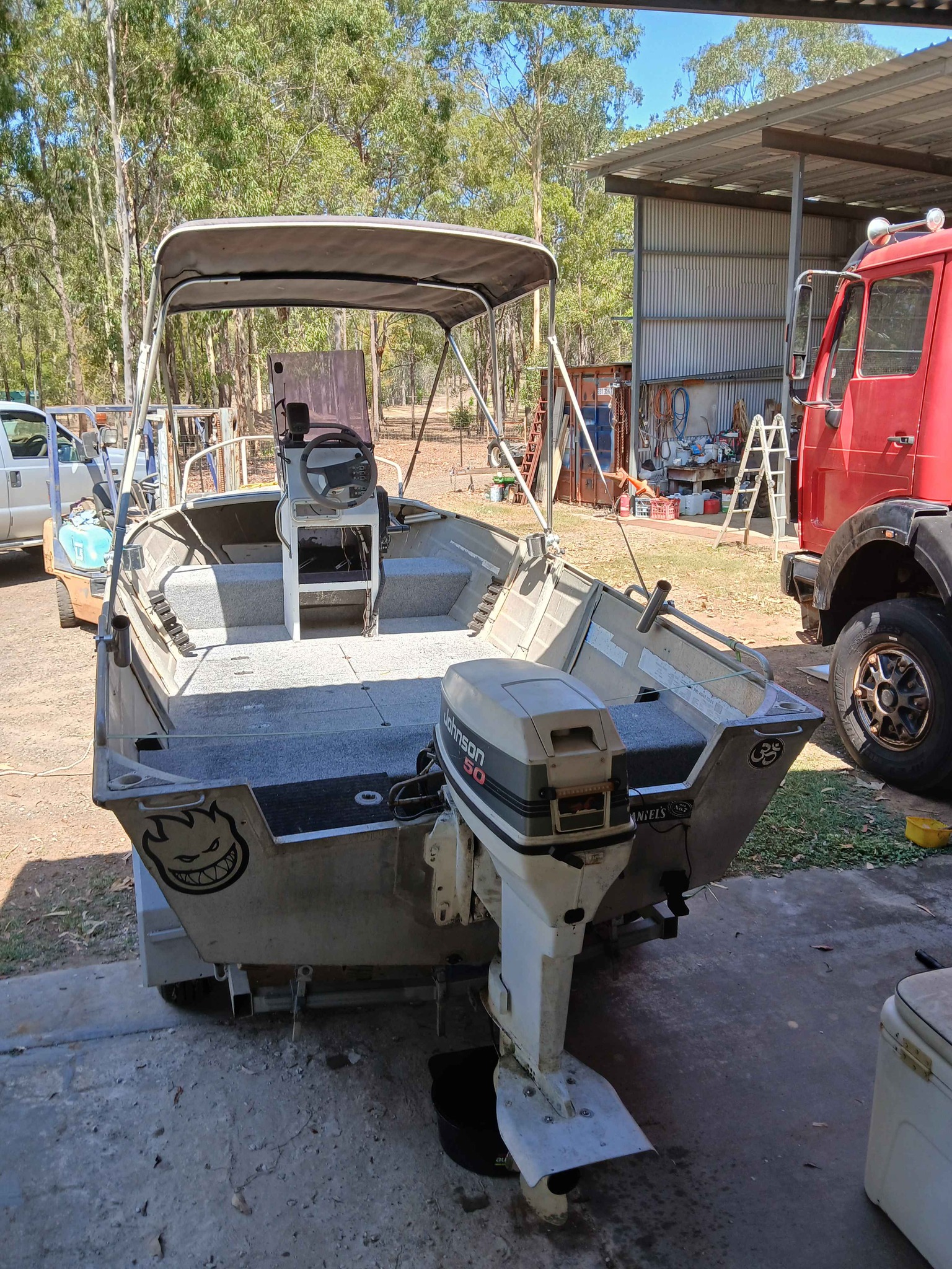 Boat Tinnie 4.2 Centre Console 50 hp - Boats - Yandaran, Queensland ...