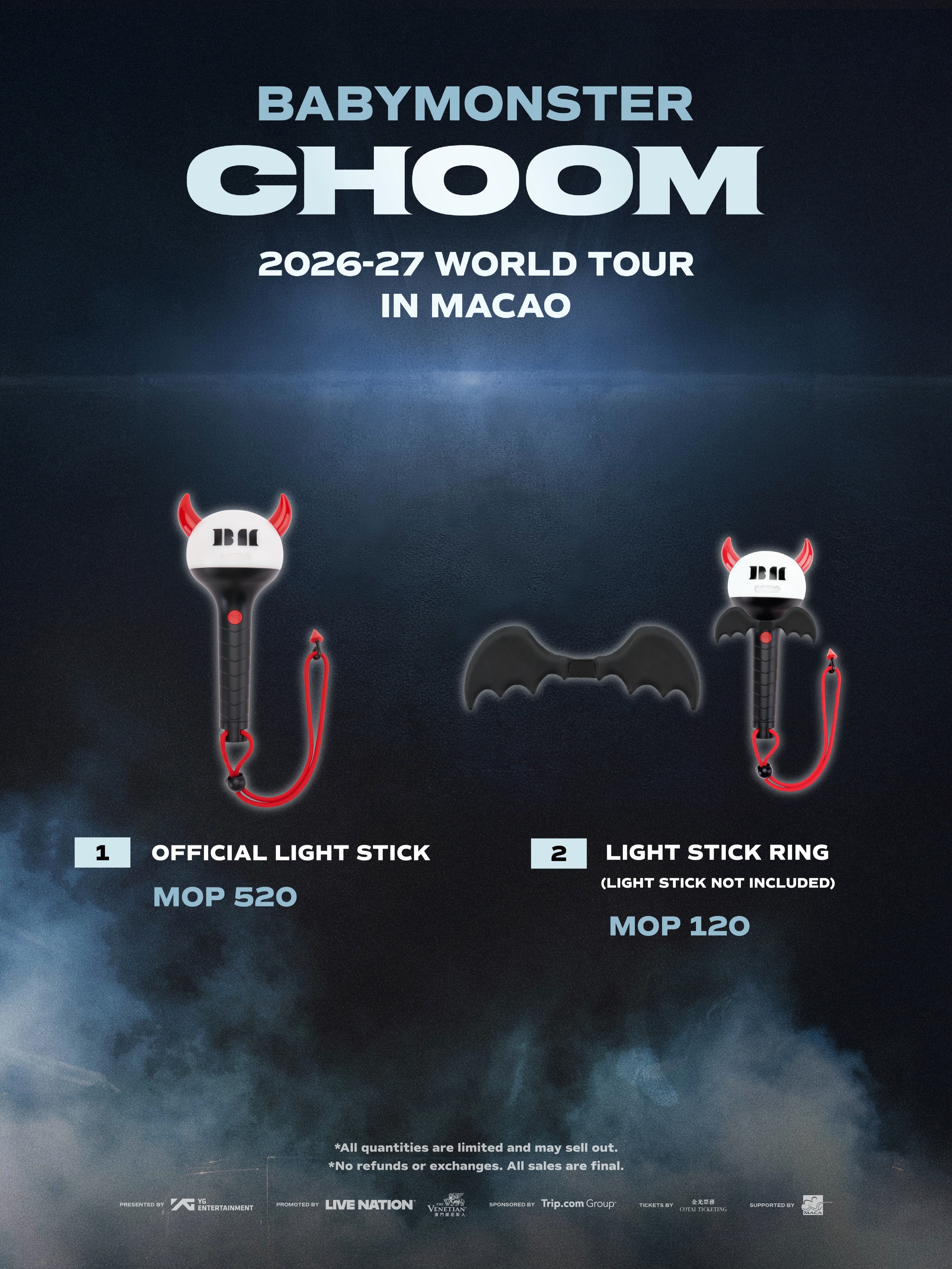 BABYMONSTER 2026–27 WORLD TOUR [춤 (CHOOM)] IN MACAO 🛍️ Tour