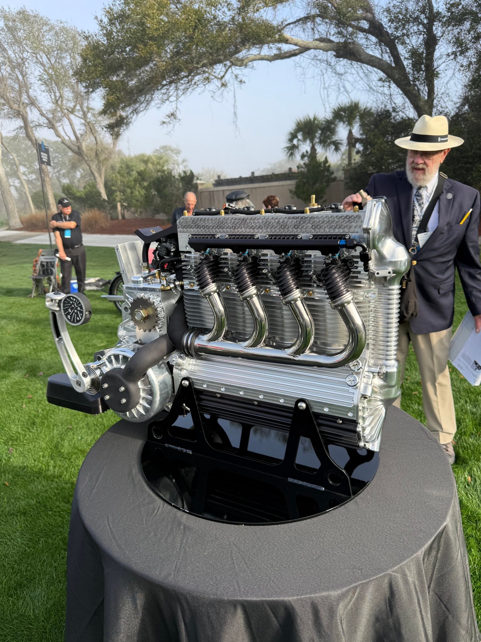On display Amelia Island Concurs : This is the engine of the