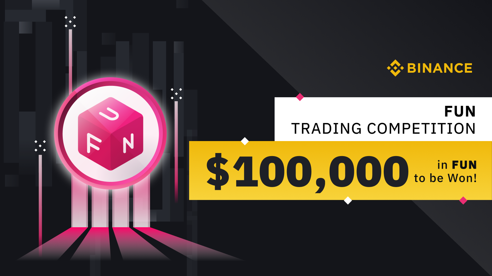 Binance - #FUN Trading Competition - $100,000 in FUN to Be...