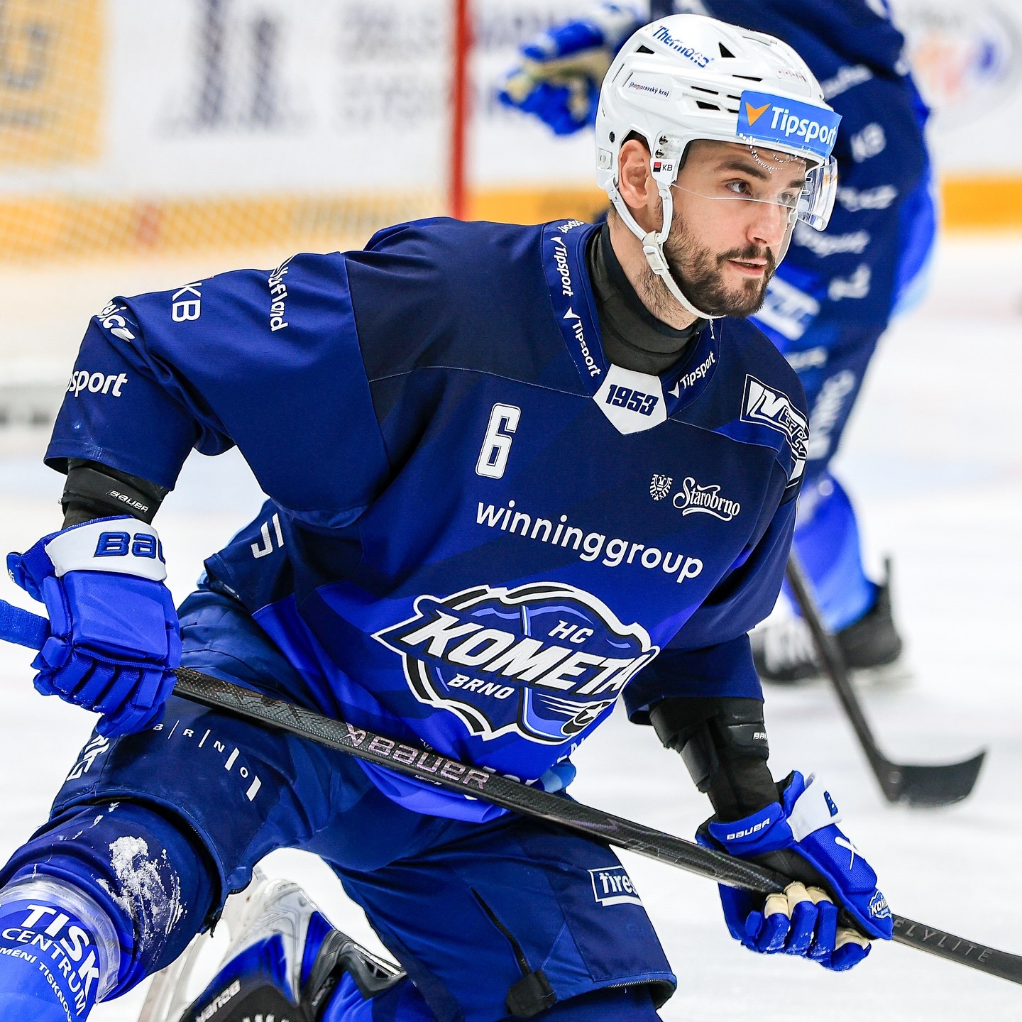Maillot De Hockey Sur Glace Kometa Brno - Taille L - Occasion - Trikot Sport