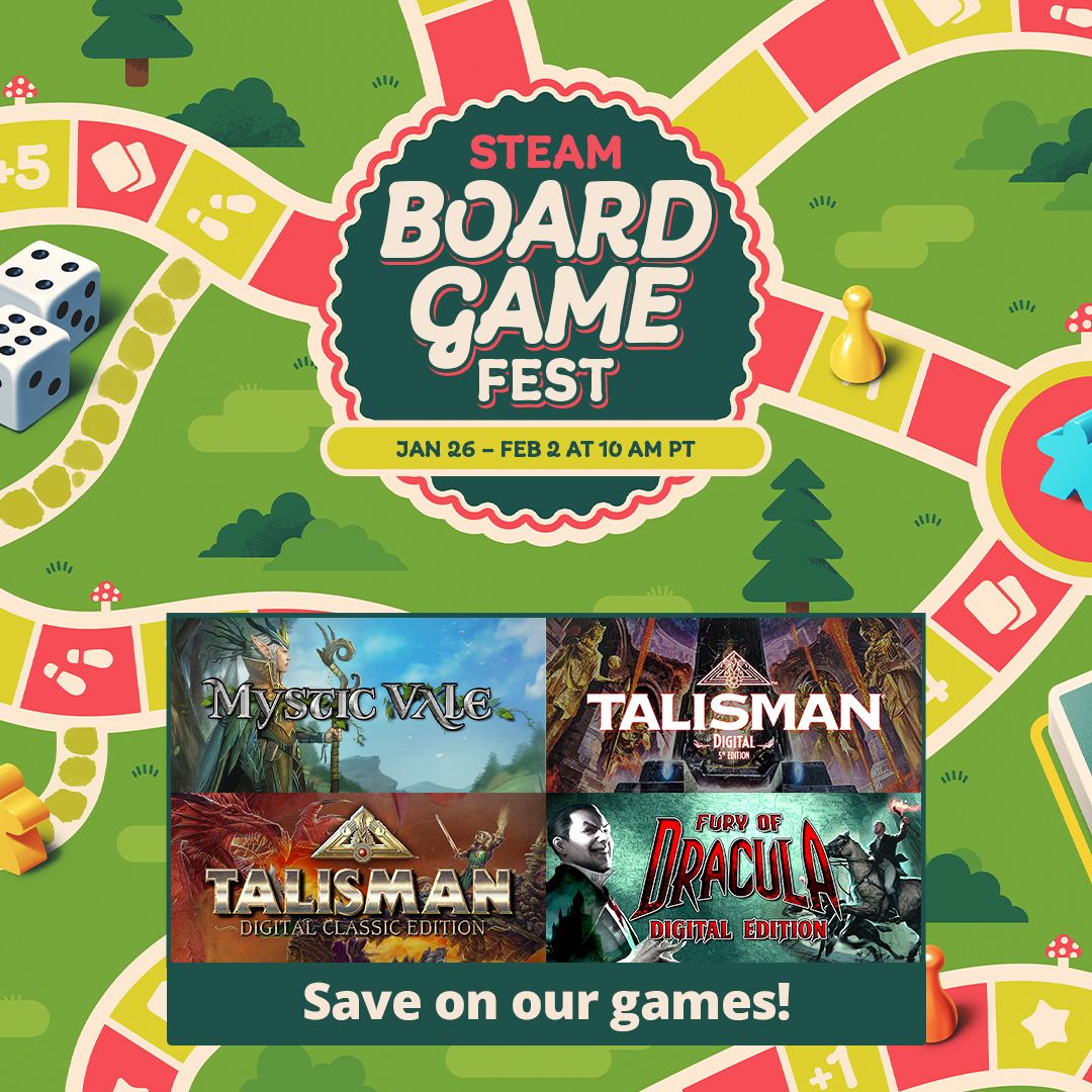 Nomad Games - The Steam Board Game Fest is officially... | Facebook