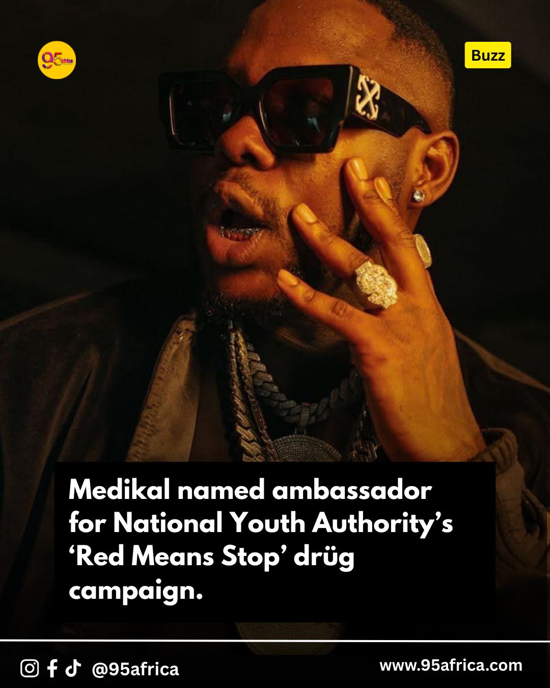 Ninety-Five - Ghanaian rap king Medikal (Samuel Adu Frimpong) has ...