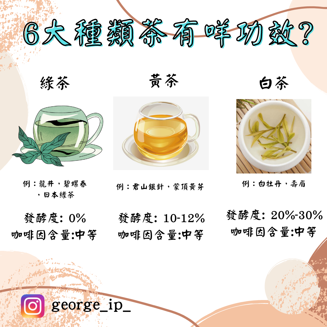 6大種類茶有咩功效? 推薦飲邊一種茶?... - George IP Healthy Coach