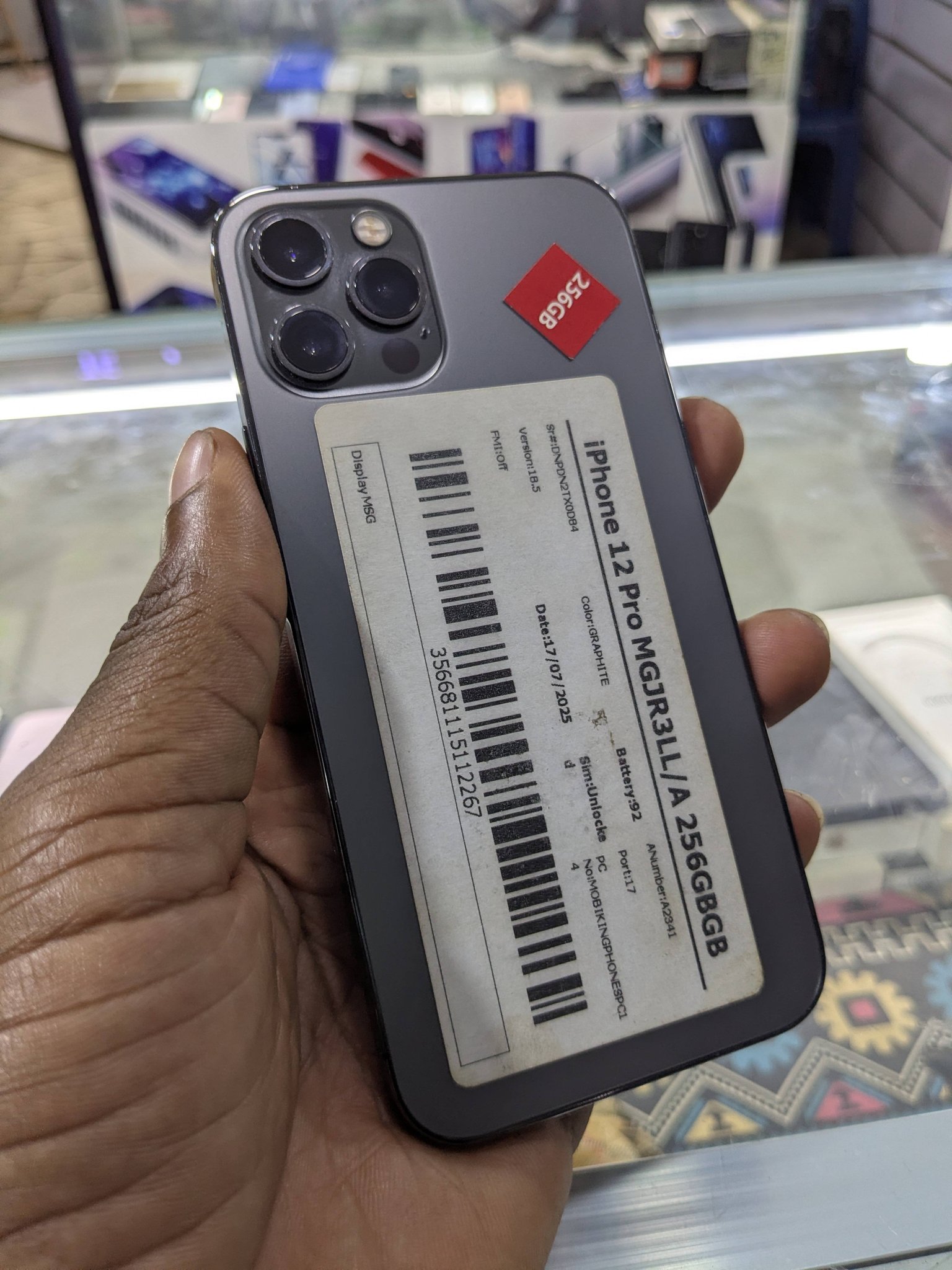 iPhone 12 pro 256gb at 1.25m swap and top up allowed plz call or 