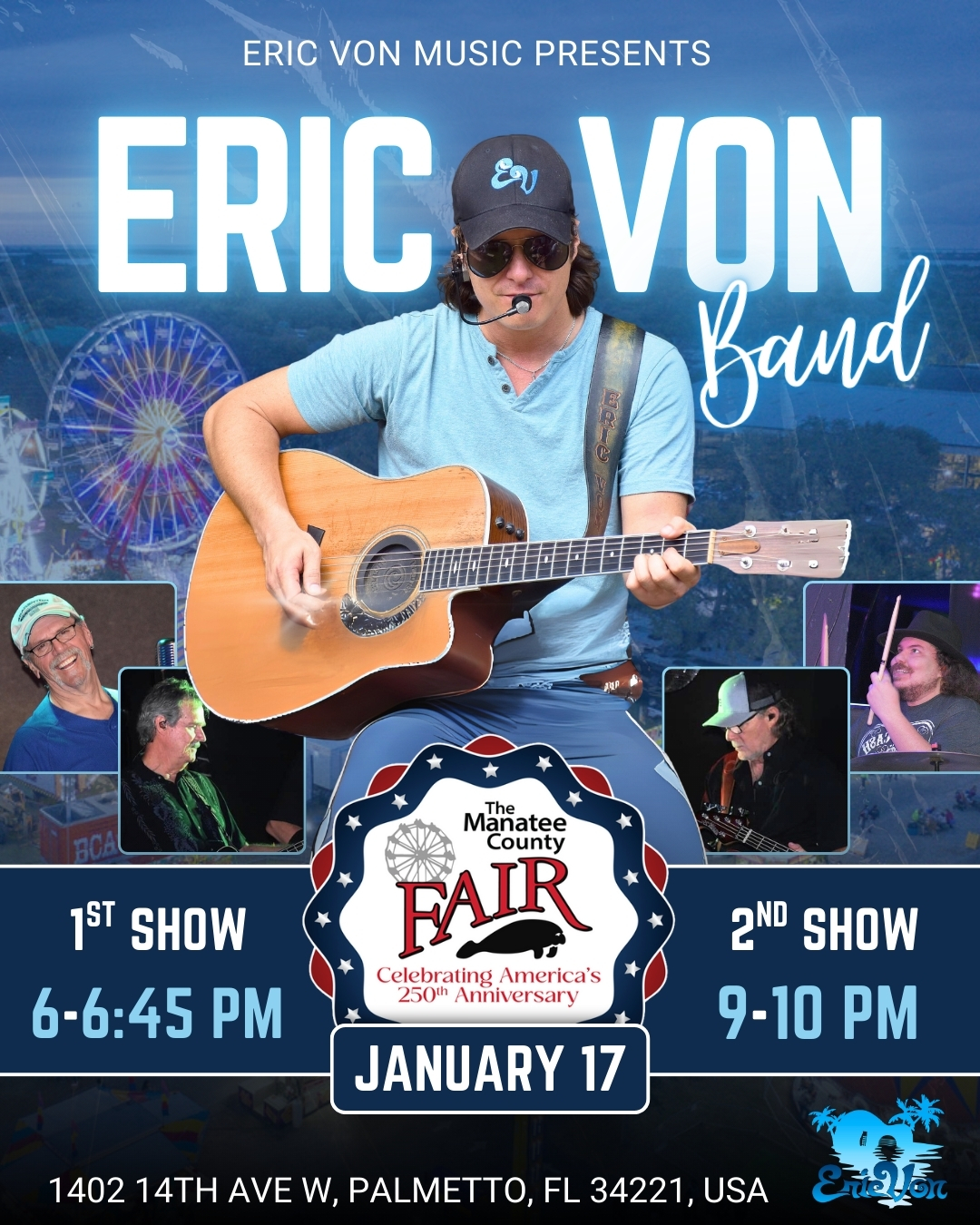 Eric Von - 🎡 Catch the ERIC VON BAND live on the Main... | Facebook