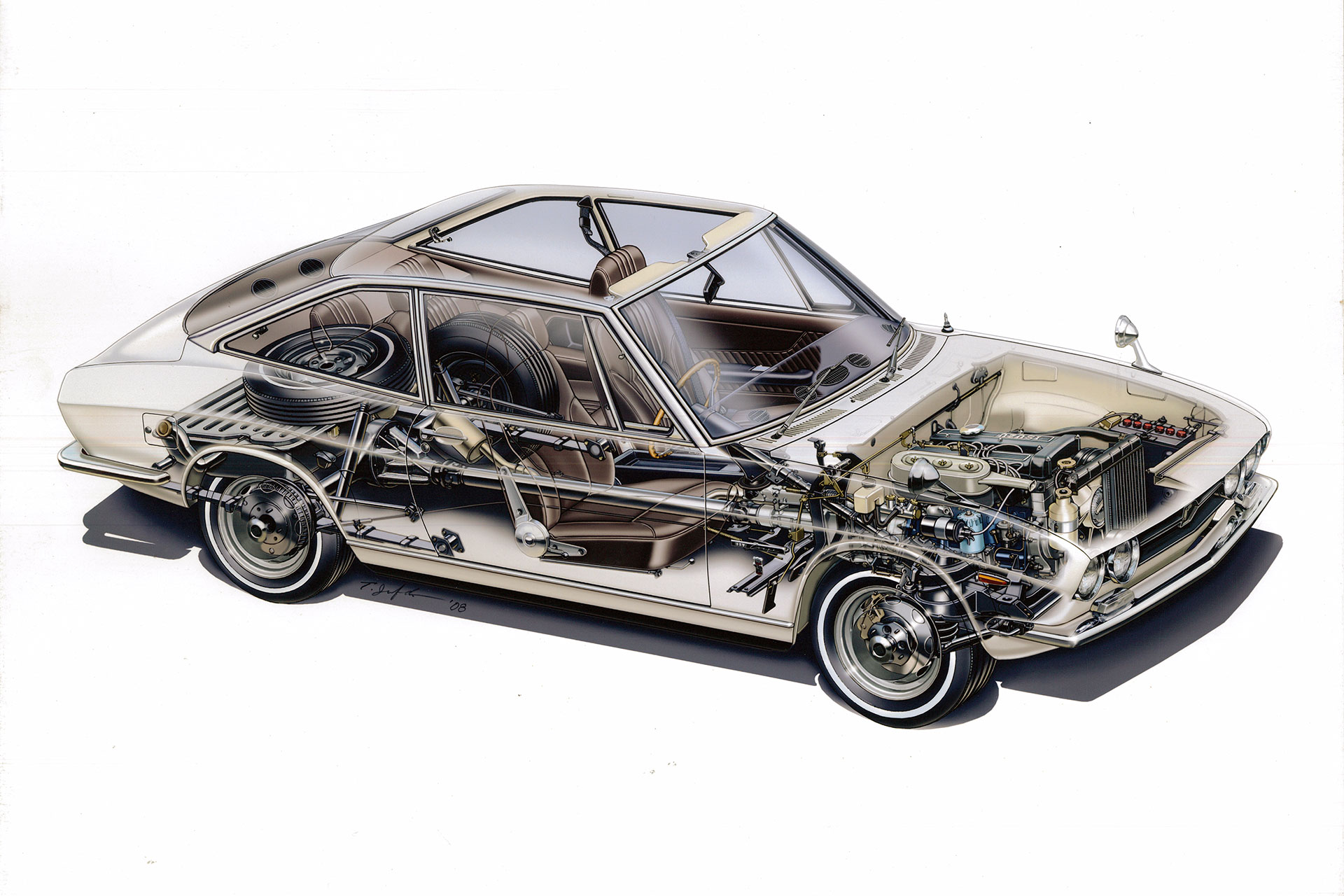 1968 Isuzu 117 Coupe design and production