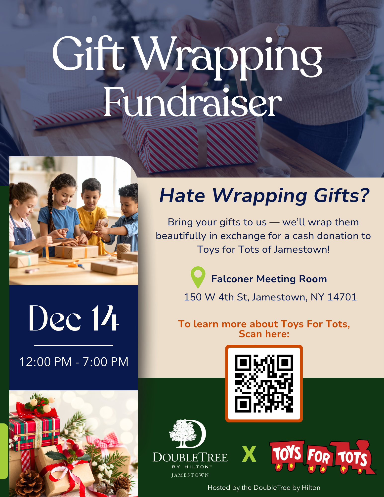 Gift Wrapping Fundraiser