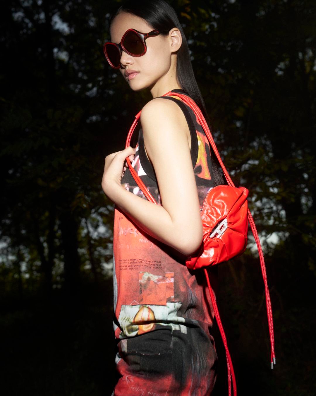 Heart on sleeve. The Scrunch-D Heart bag is made from shiny