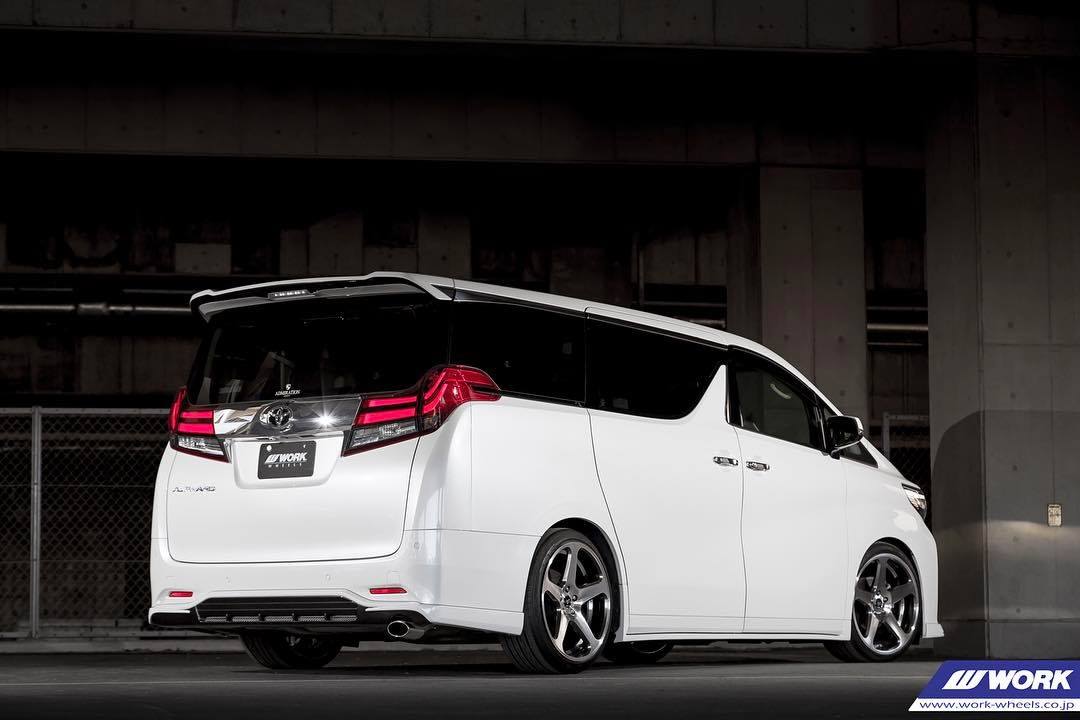 WORK - Toyota Alphard on WORK Ryver S005 #artofwheel