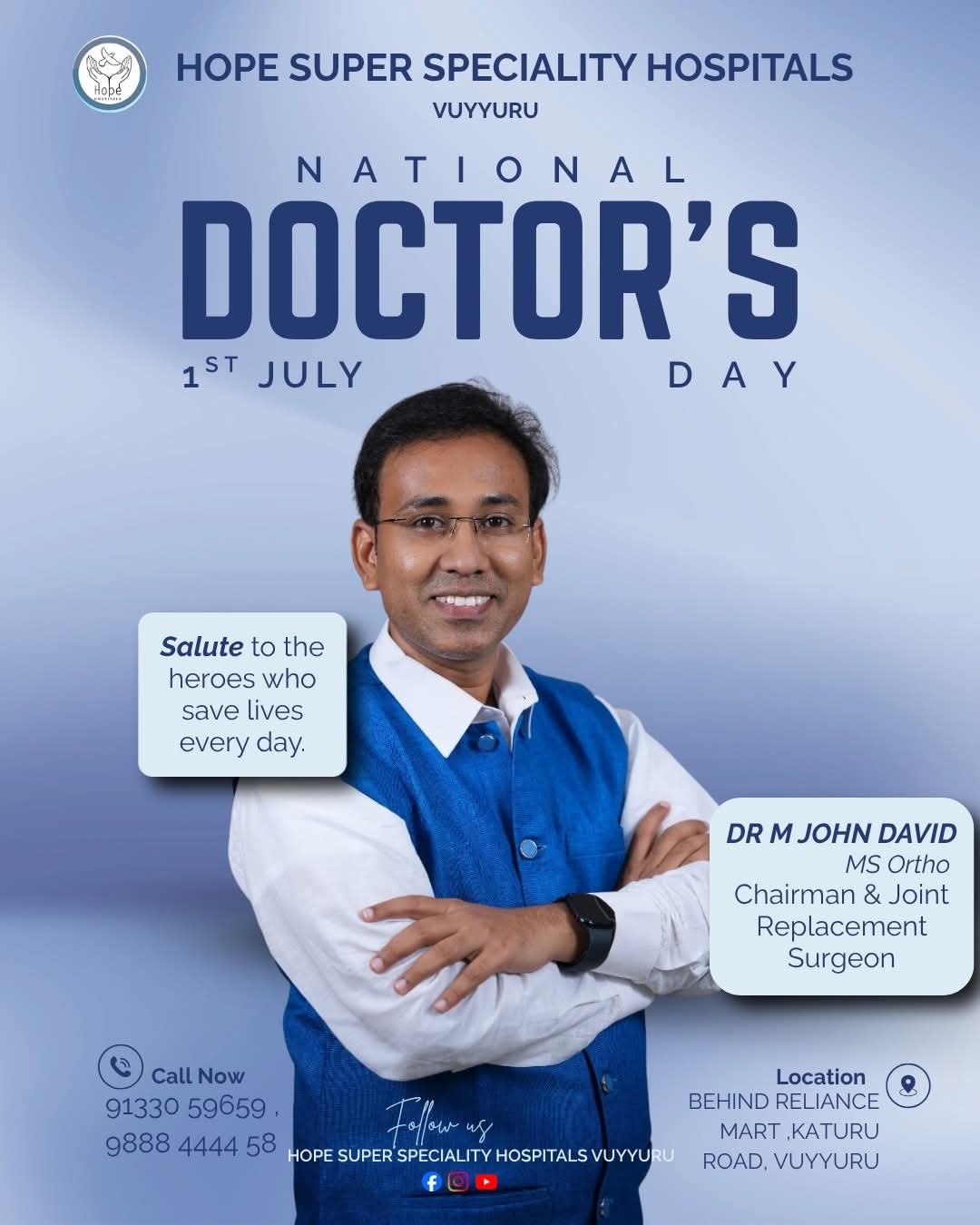 スマイル7点 Heroes don't always wear capes—sometimes they wear stethoscopes