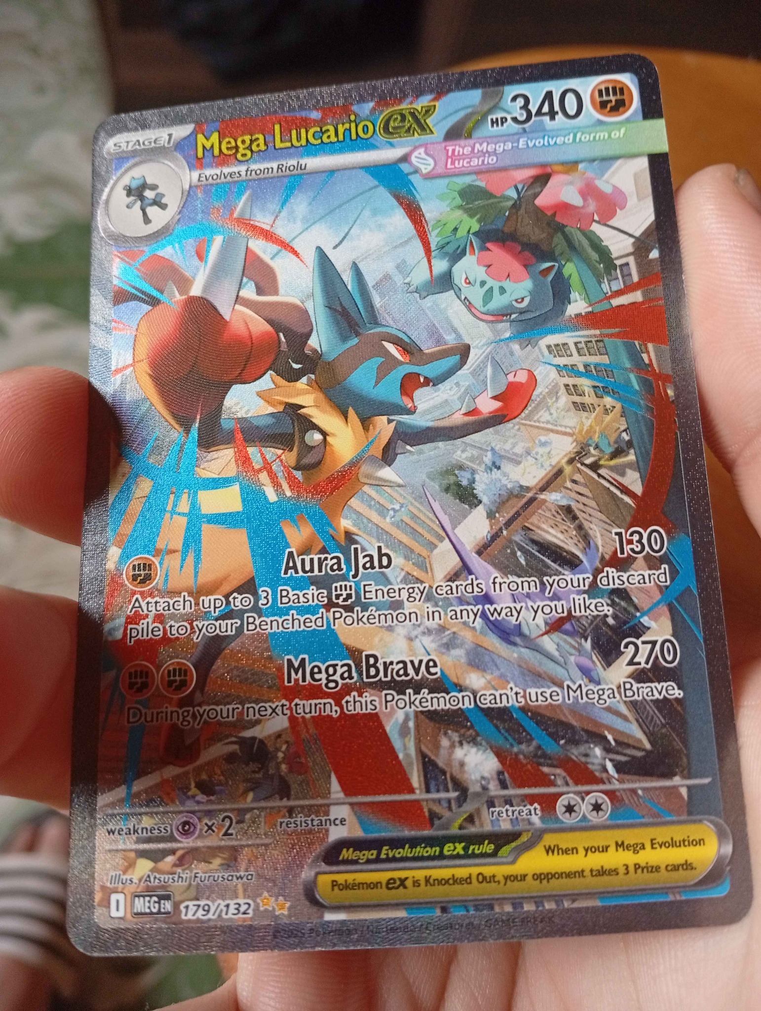 Carta Pokémon original mega Lucario ex - Collectible Card Games - Villa ...